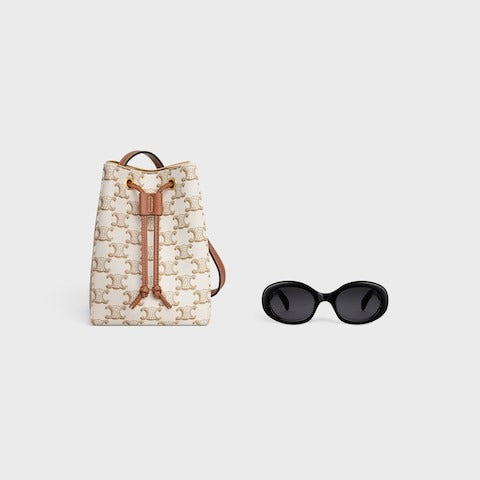 Micro Sailor In Triomphe Canvas And Calfskin