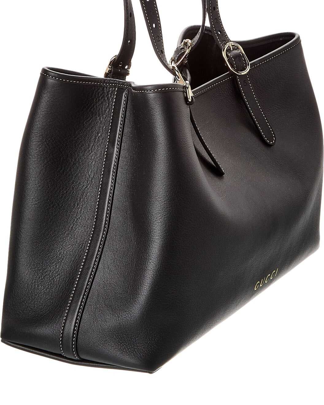 Gucci Emblem Large Leather Tote