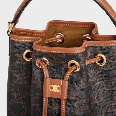 Clara Bag In Triomphe canvas And Calfskin