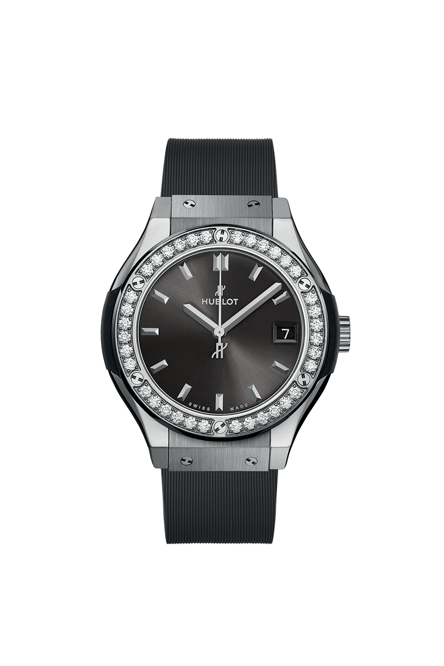 Classic Fusion Racing Grey Titanium Diamonds