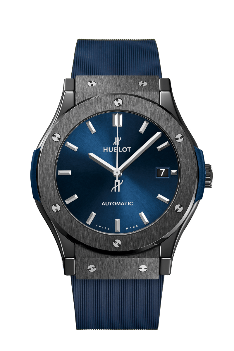 Classic Fusion Ceramic Blue 42 mm Watch