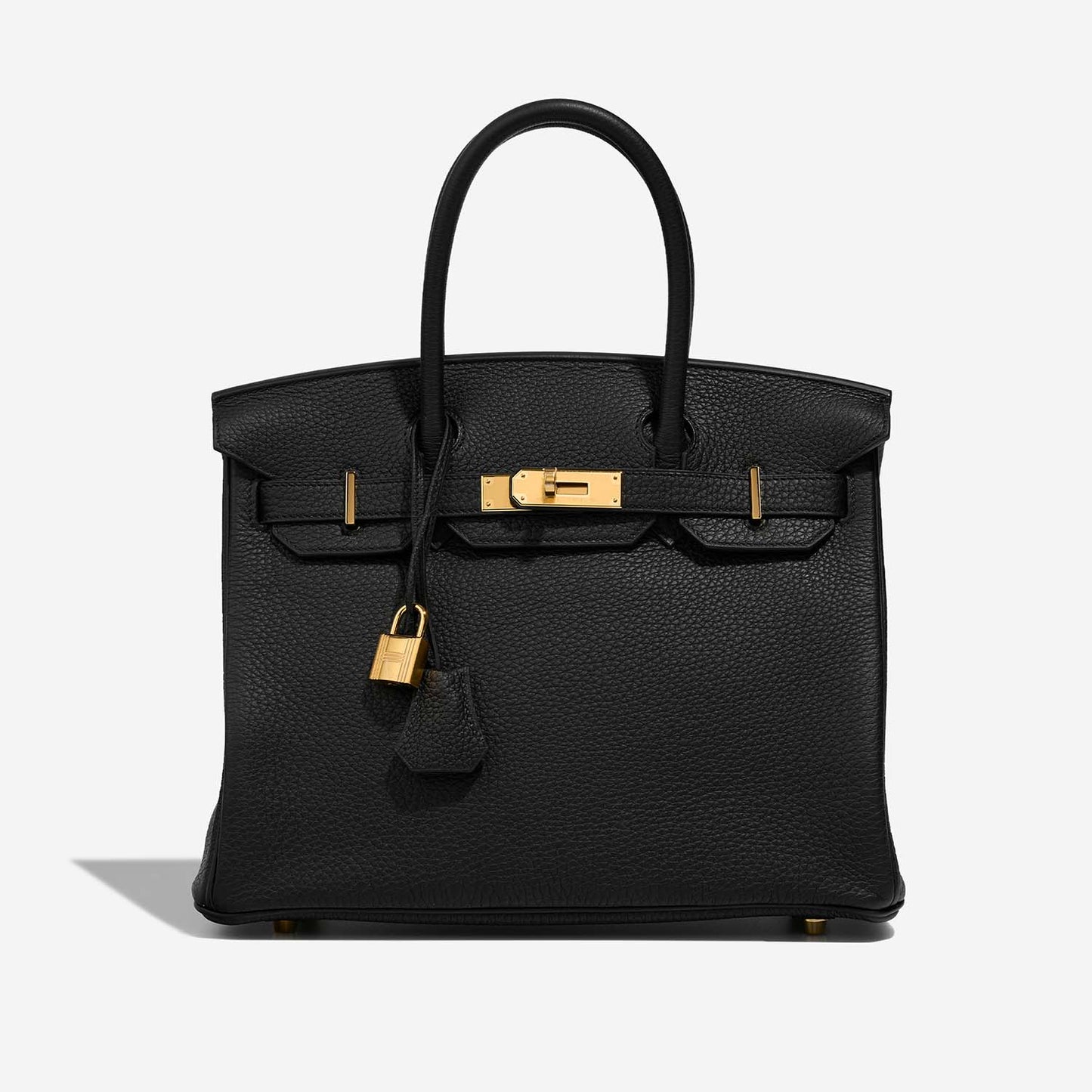 Birkin Hermes Bag Size 30 Black Color Togo leather Gold Hardware 01