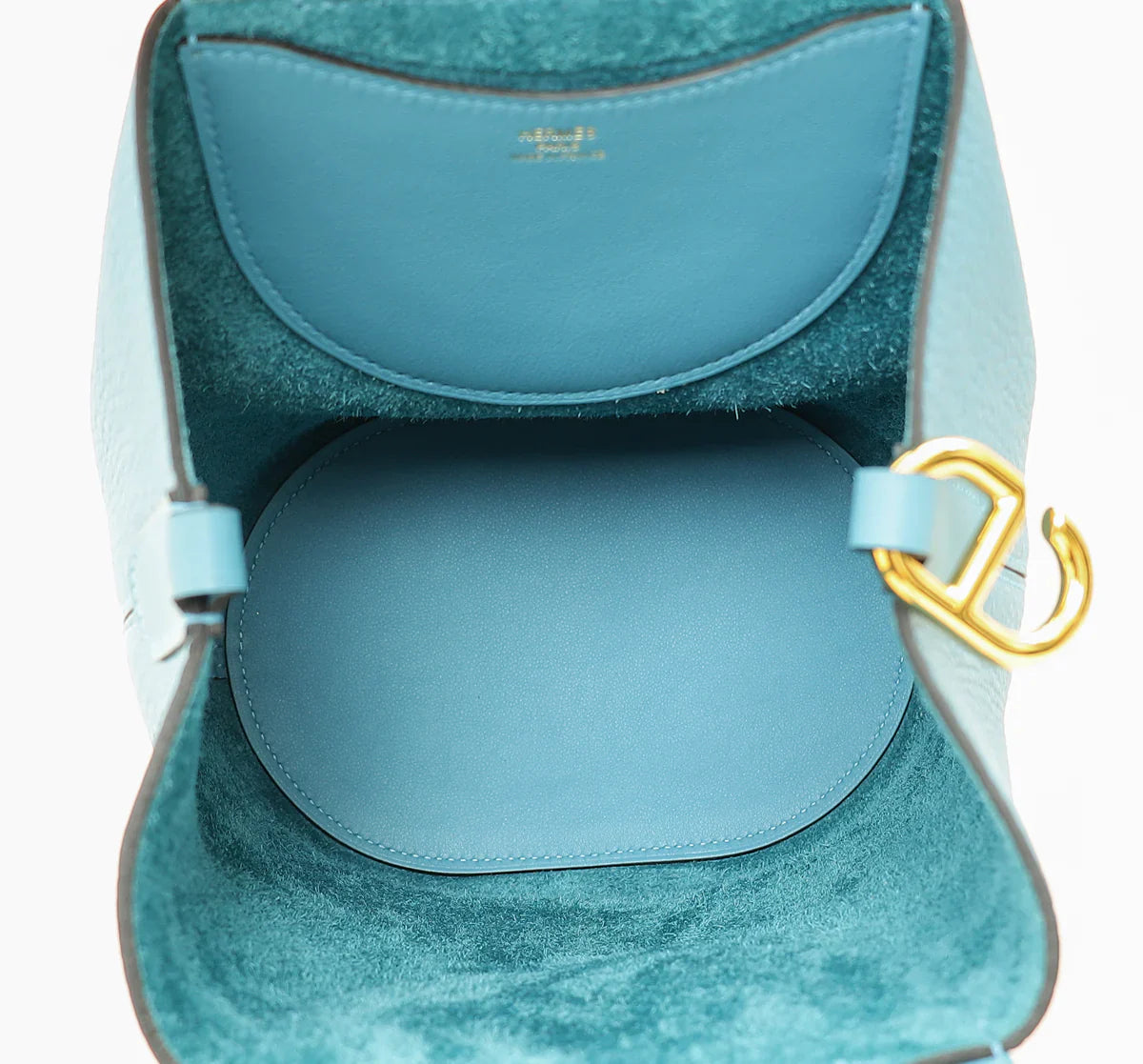 Hermes Blue Jean Stitch In-The-Loop 18 Bag