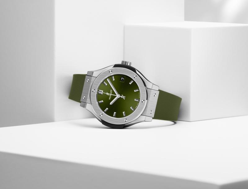 Classic Fusion Titanium Green Watch