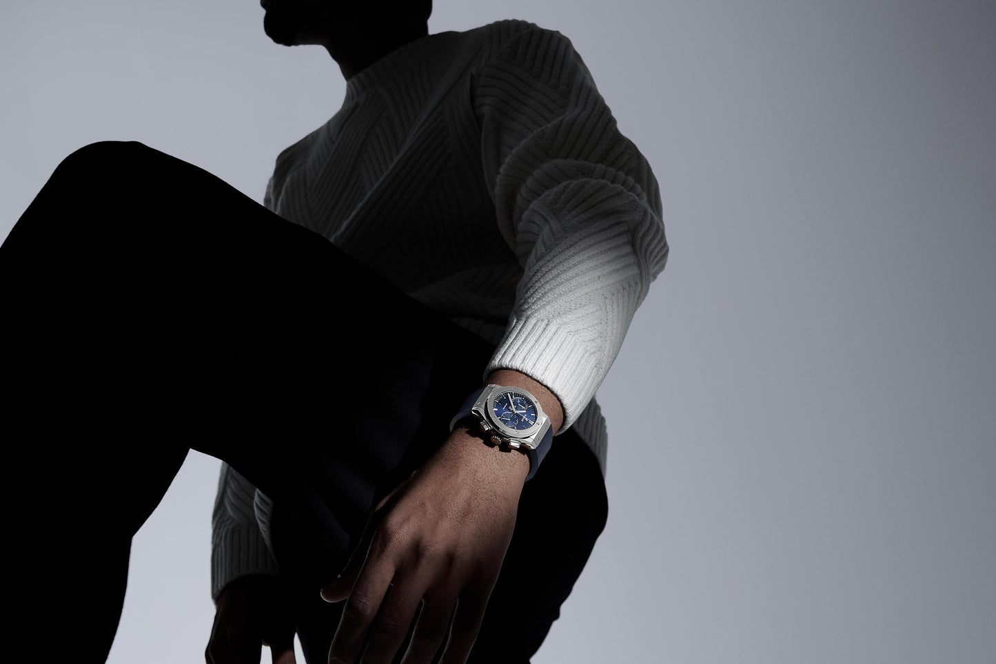 Classic Fusion Chronograph Titanium Blue Watch