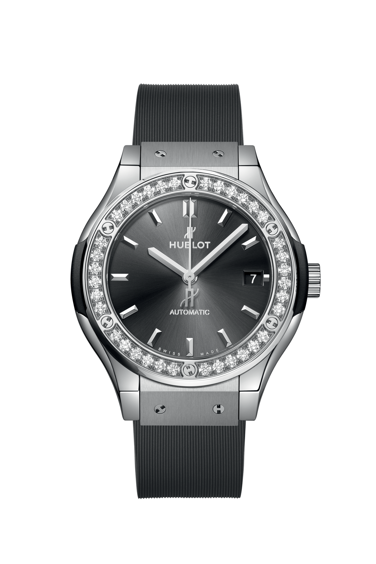Classic Fusion Racing Grey Titanium Diamonds 38 mm Watch