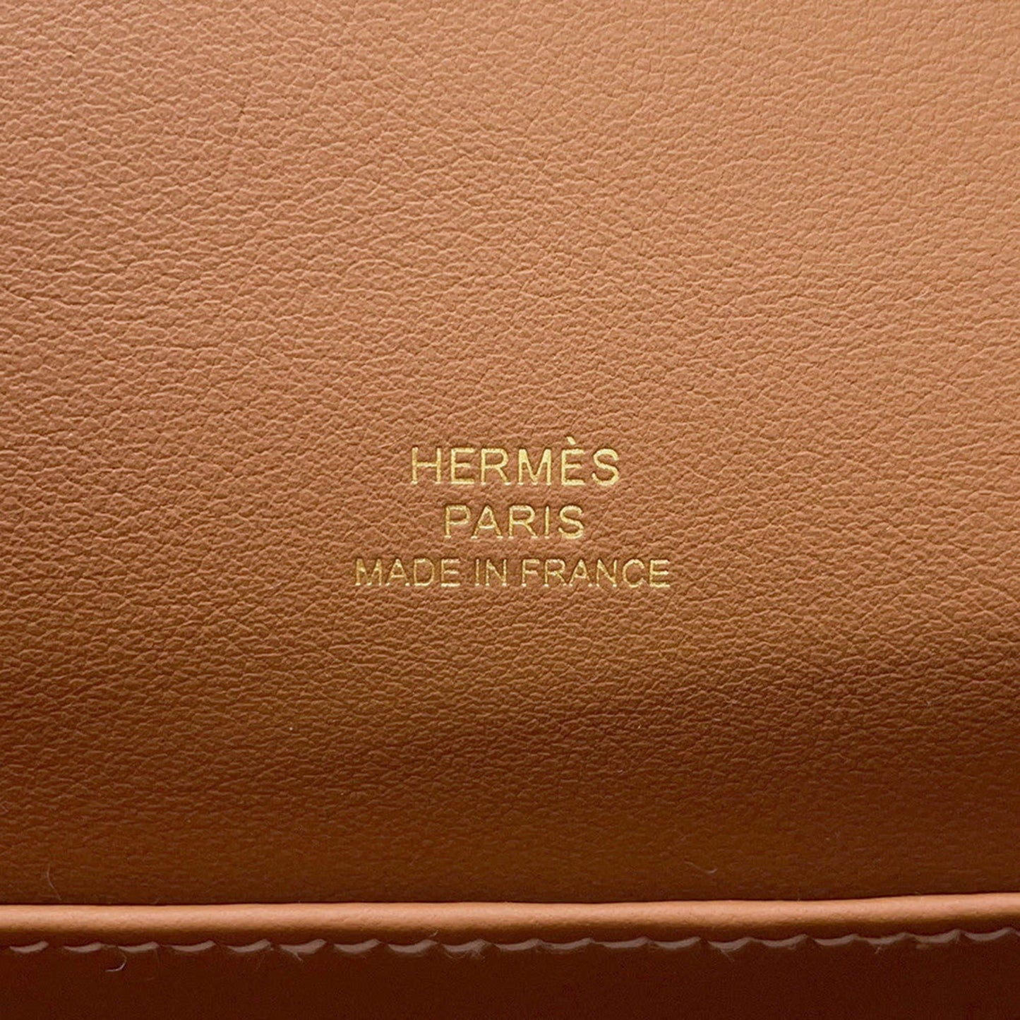 Hermes Pochettekelly Gold Swift Leather 01