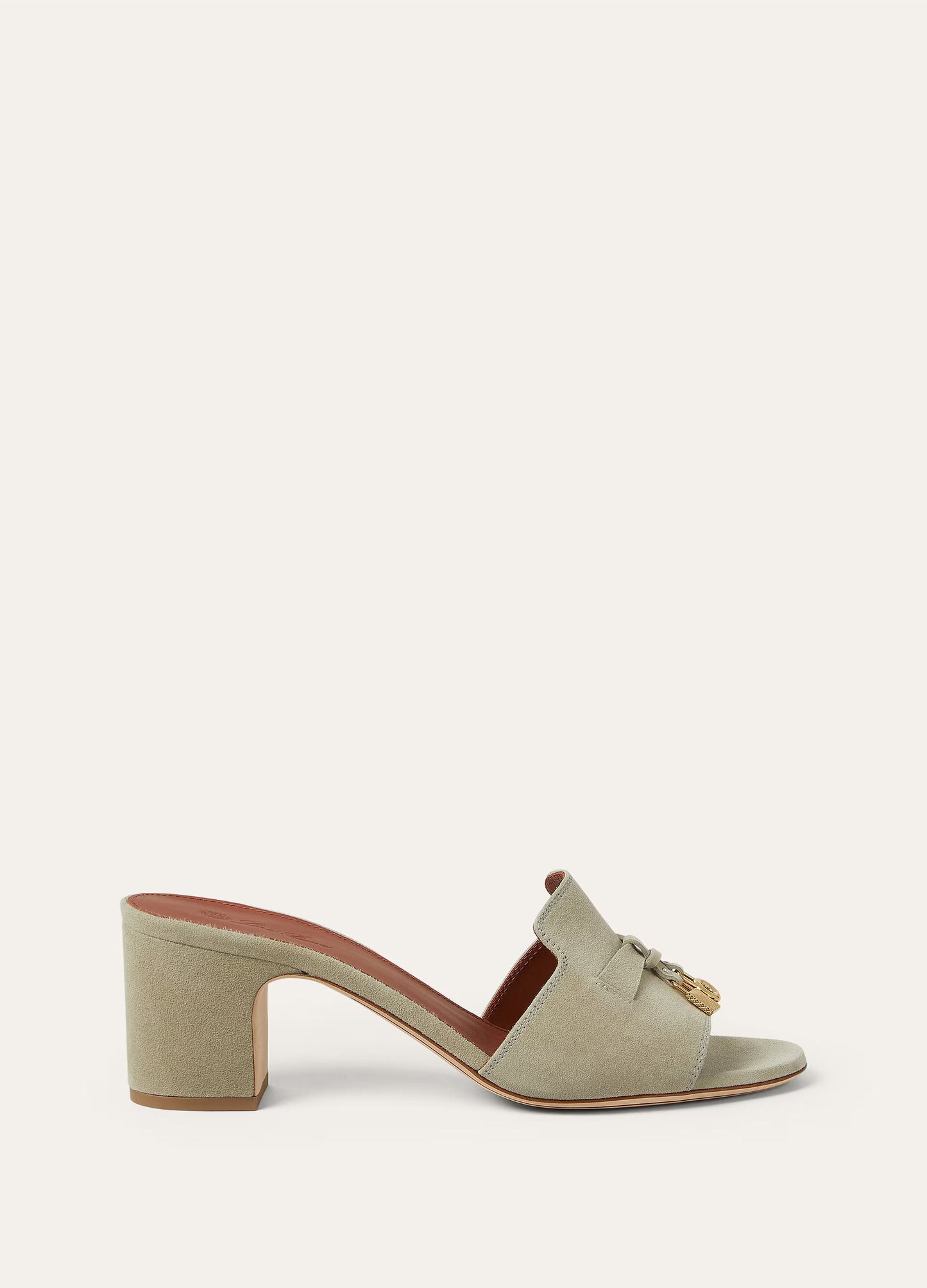 Summer Charms Heeled Mule Suede Goatskin