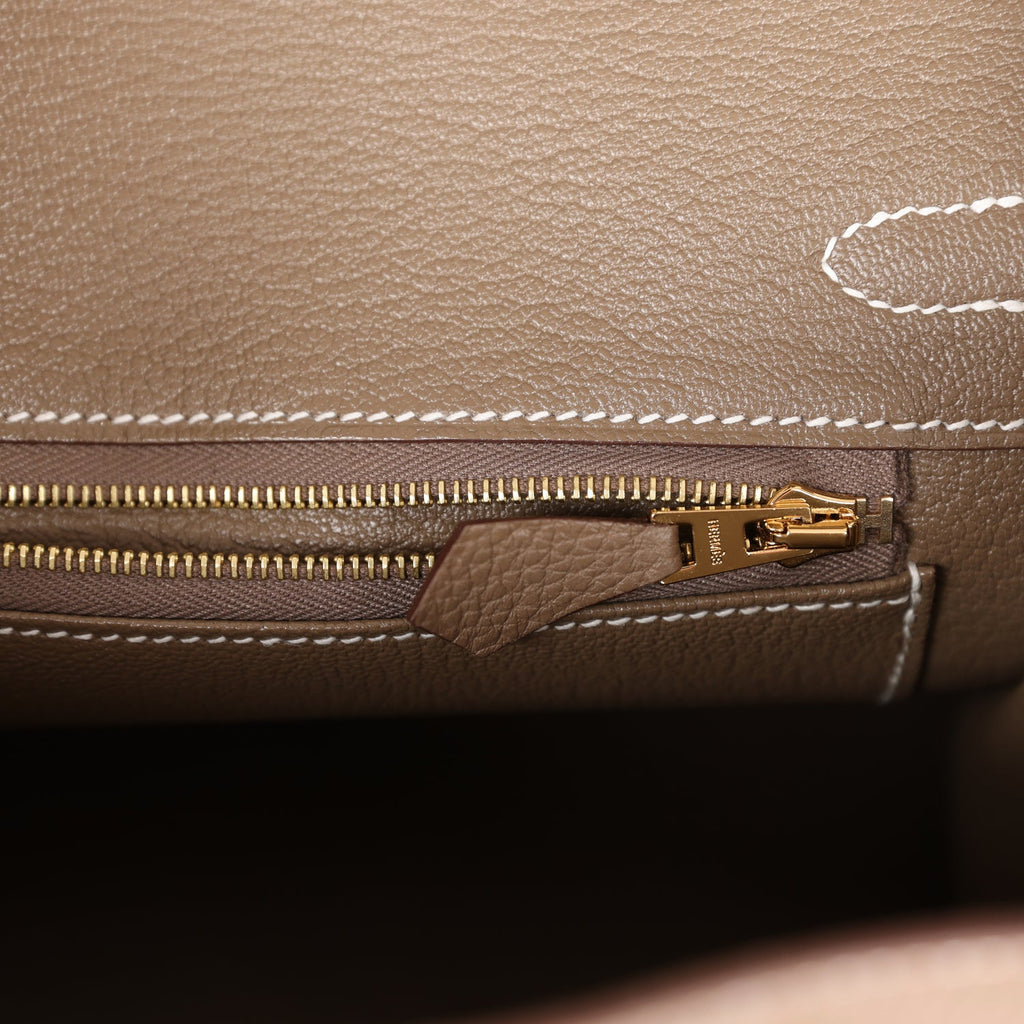 Birkins 25 Etoupe Togo Gold Hardware