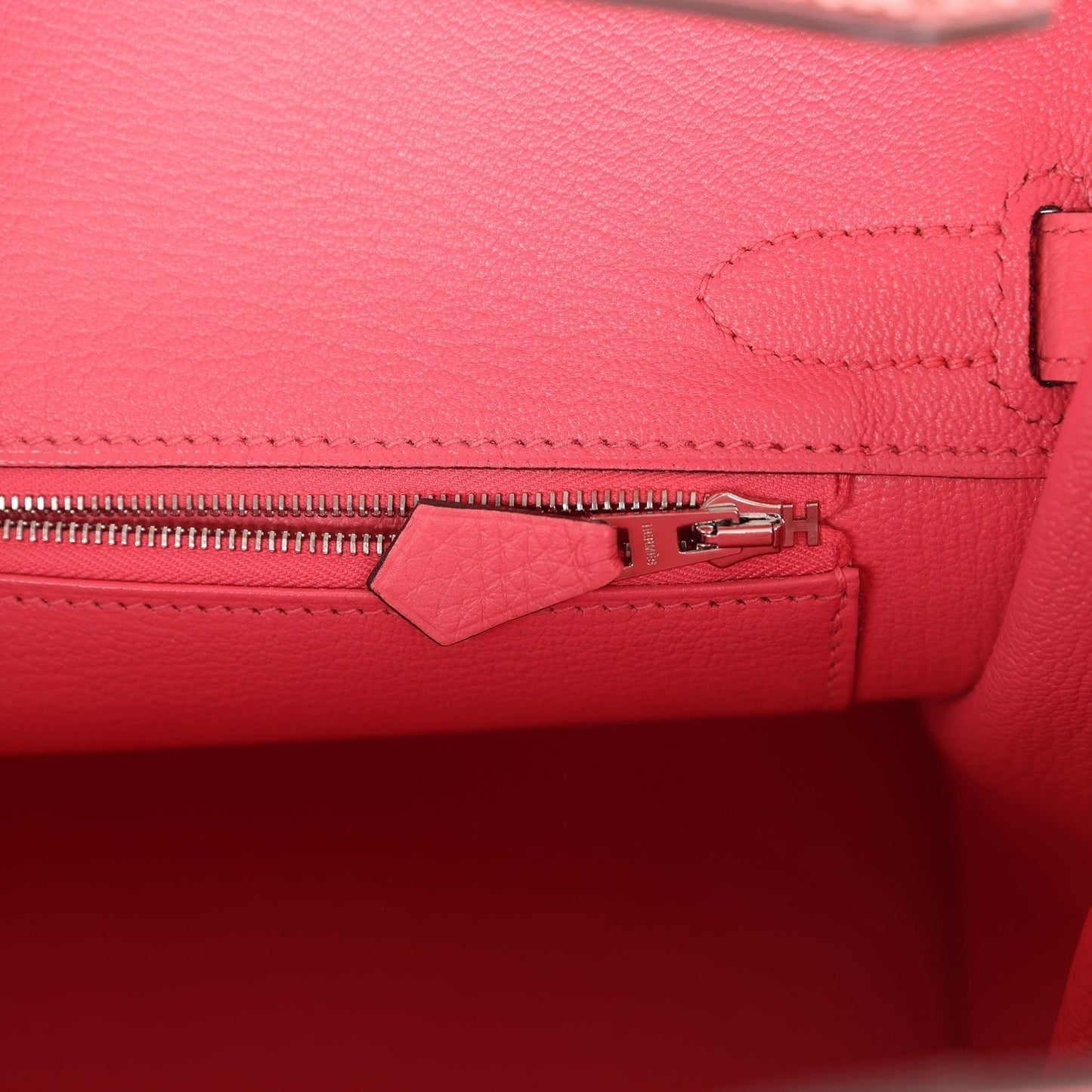 Custom Ombre Swarovski Crystal Hermès Birkin 30 Rose Azalee Clemence Palladium Hardware