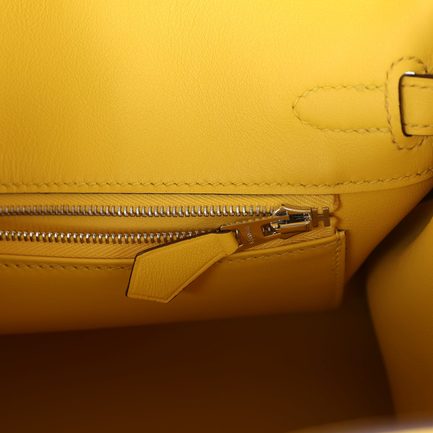 Birkin 25 Jaune de Naples Swift Palladium Hardware