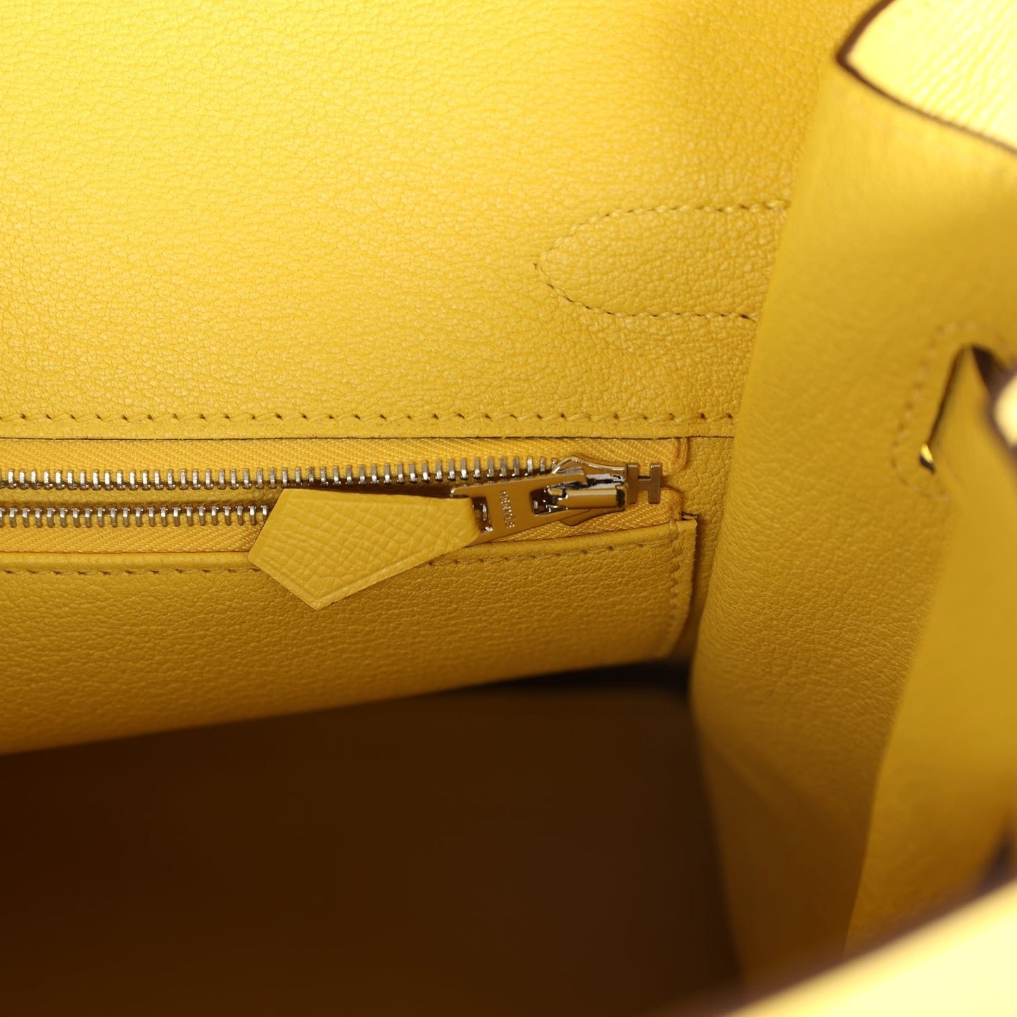 Birkin 30 Jaune de Naples Epsom Palladium Hardware