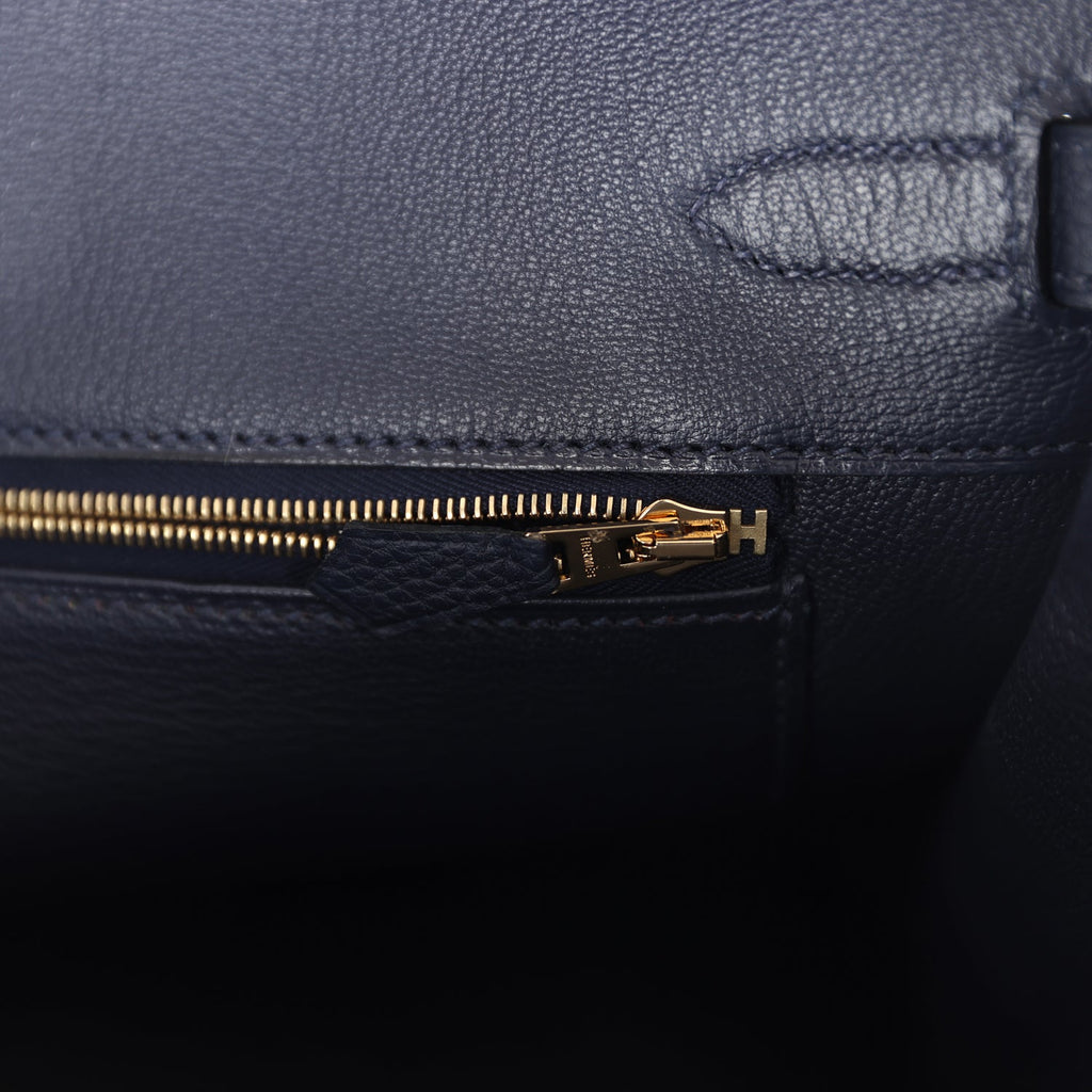 Birkin 35 Bleu Nuit Togo Gold Hardware