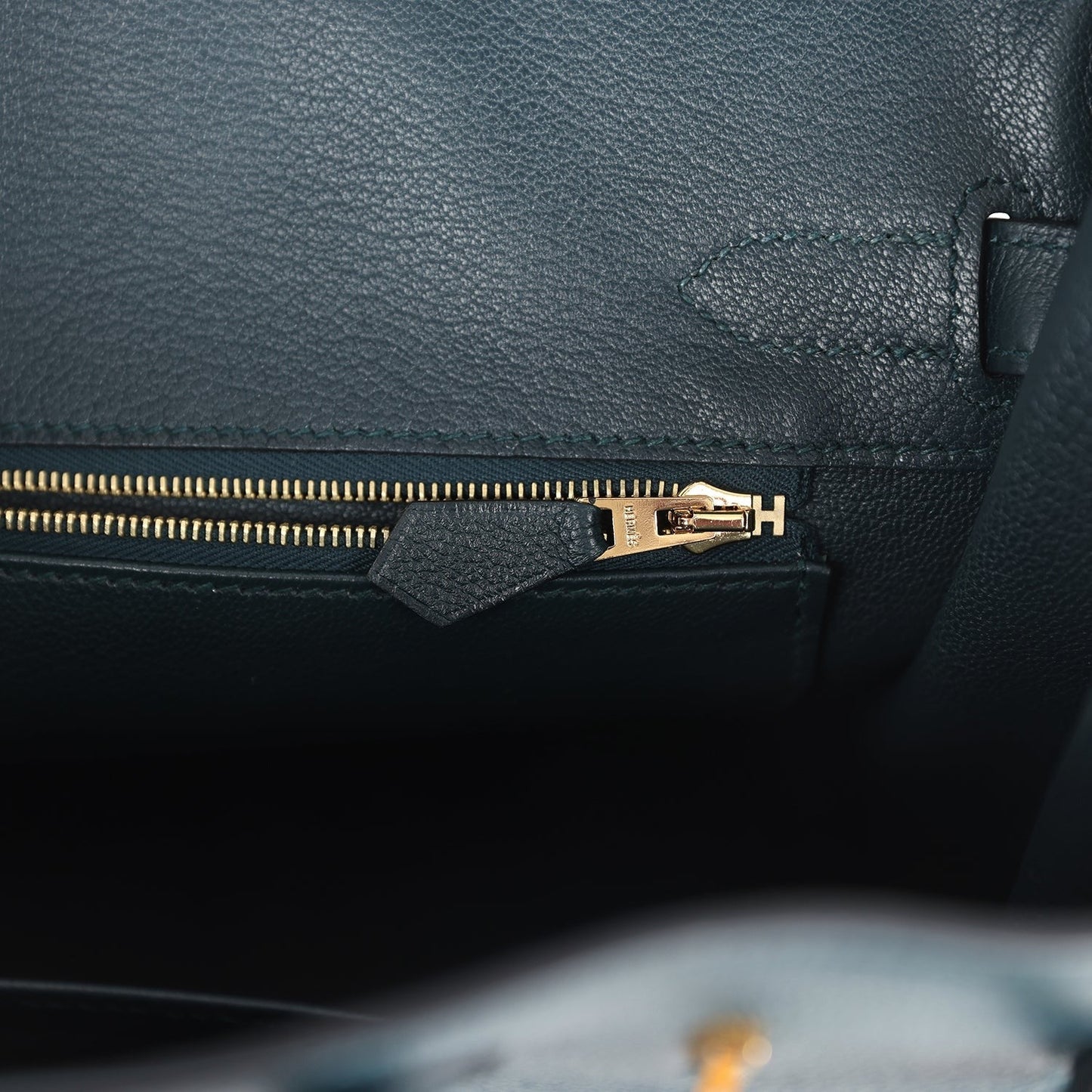 Vert Cypress Taurillon Novillo Gold Hardware