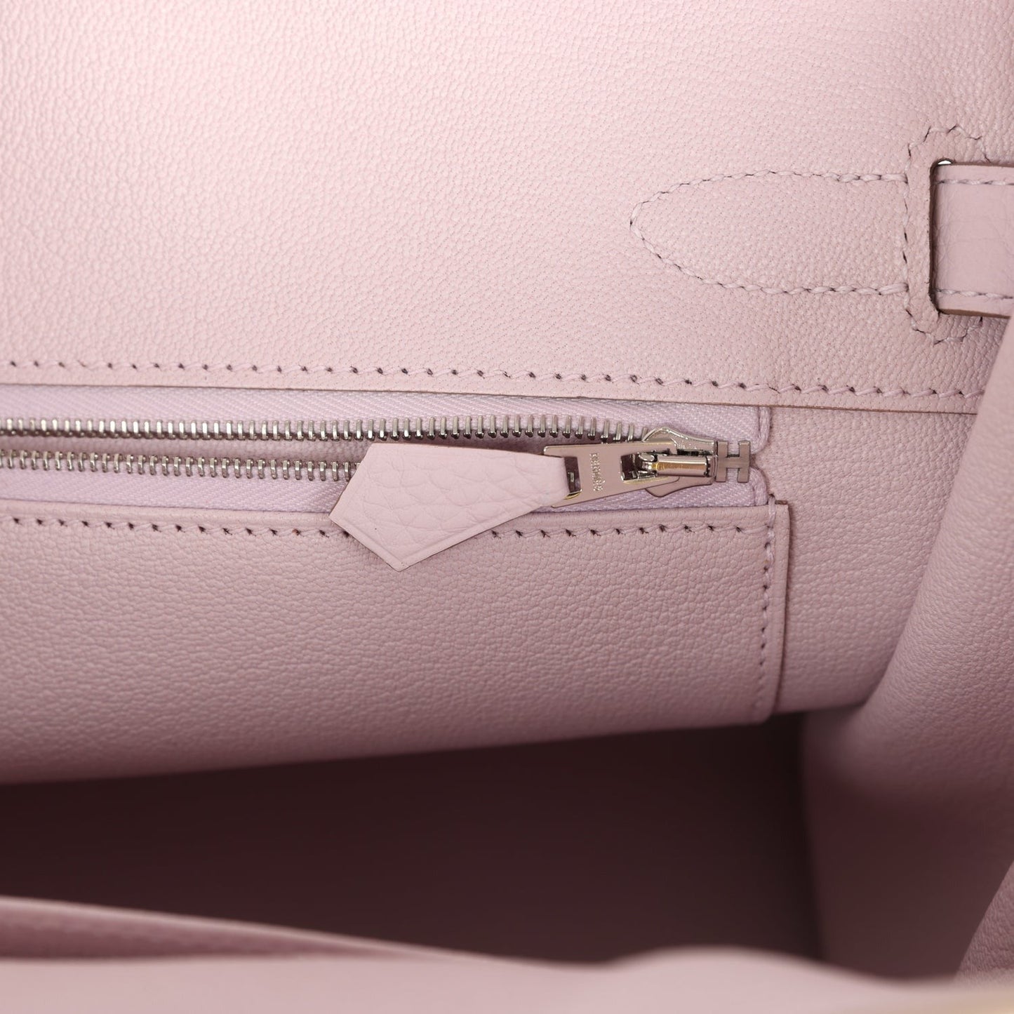 Birkin 30 Mauve Pale Clemence Palladium Hardware