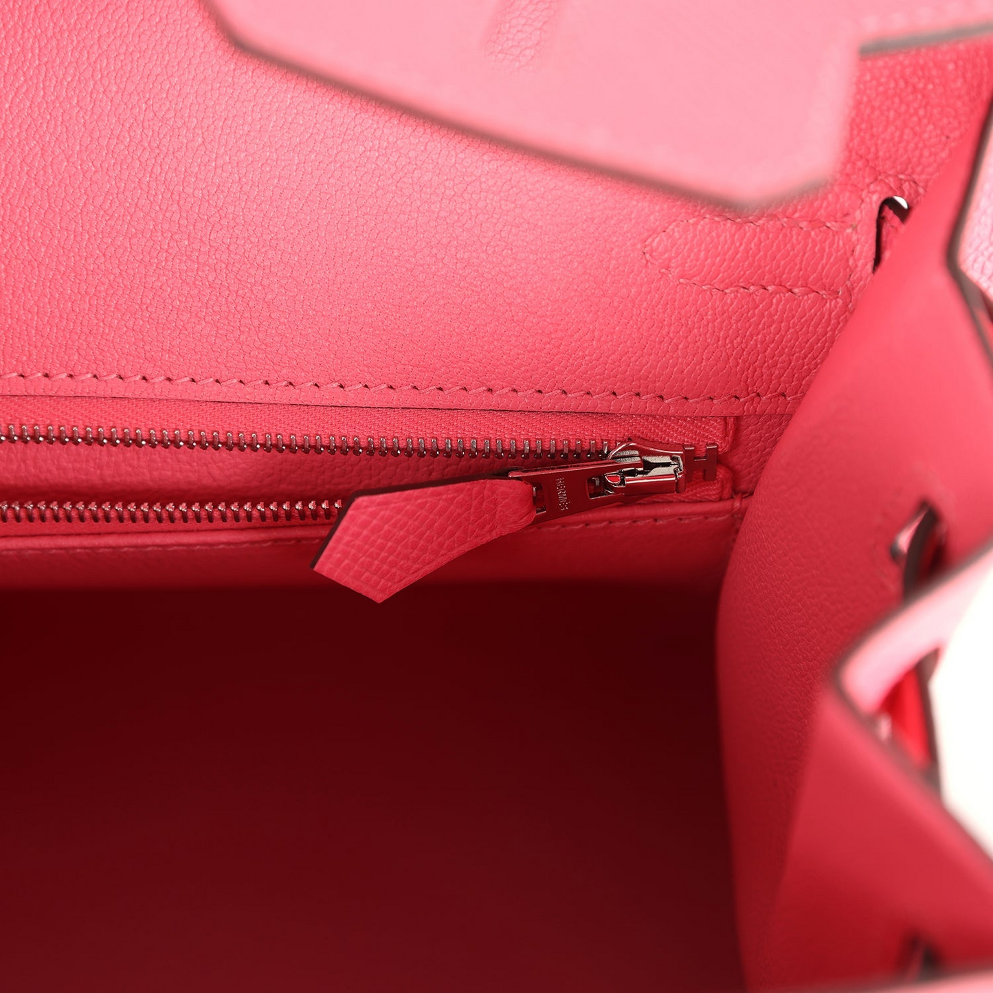 Birkin 25 Rose Azalee Epsom Palladium Hardware