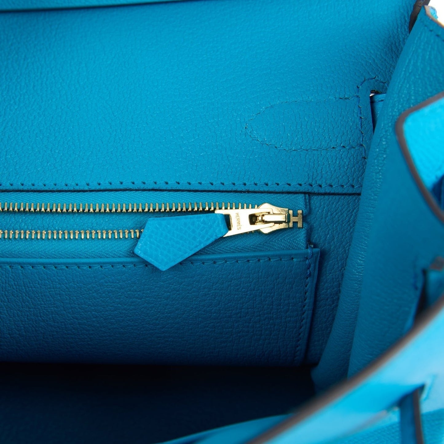 Birkin 30 Bleu Frida Epsom Gold Hardware