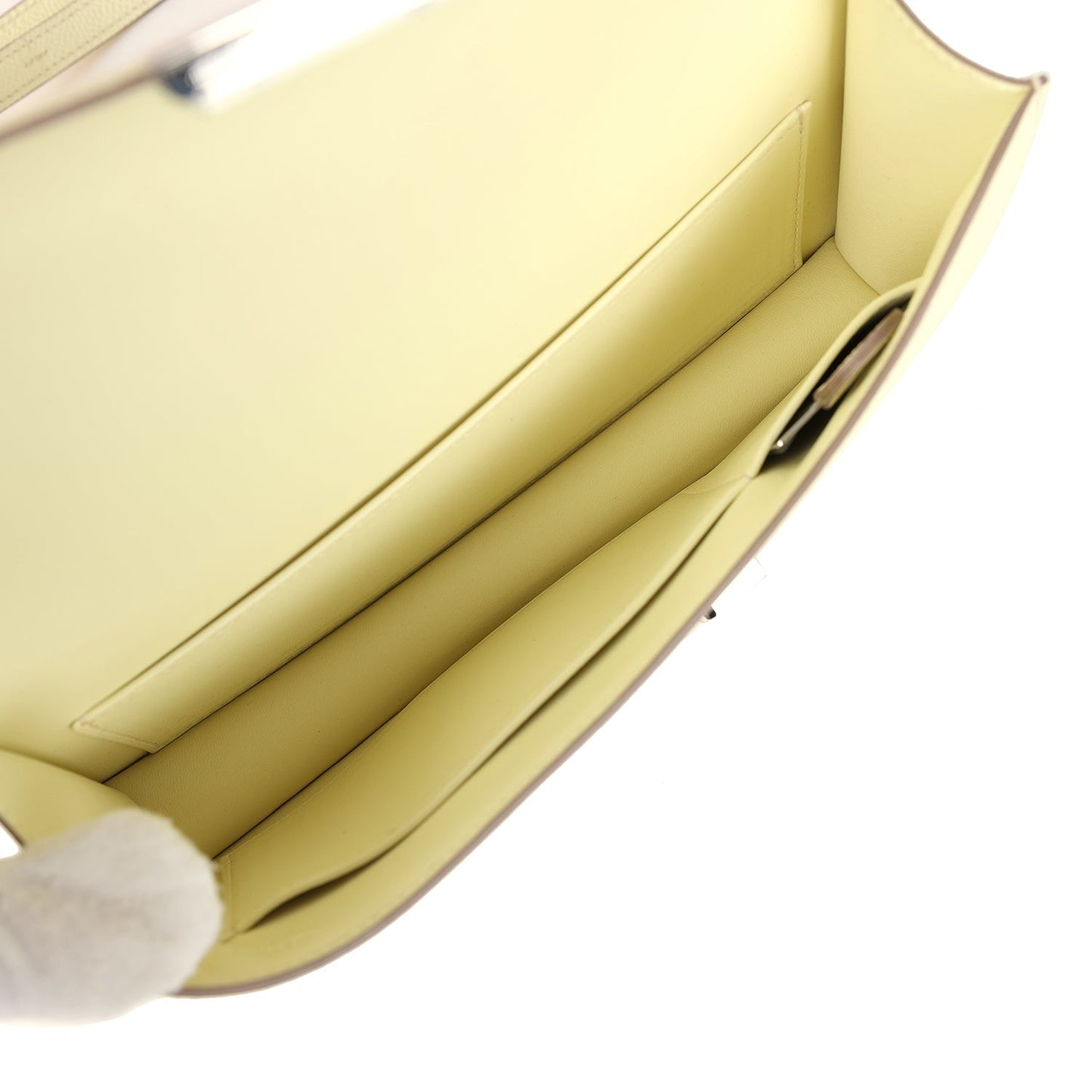 Constance Elan Jaune Milton Epsom Palladium Hardware