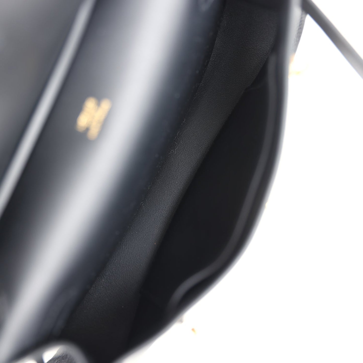 Mini Jypsiere Black Evergrain Gold Hardware