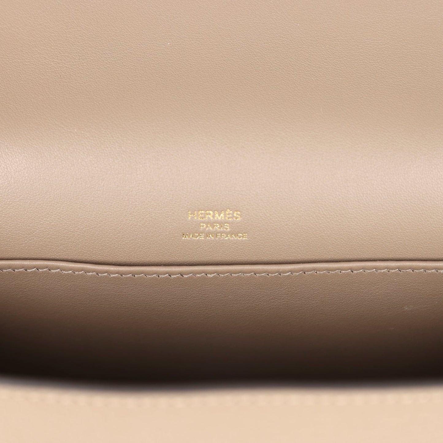 Geta Etoupe Chevre Mysore Gold Hardware