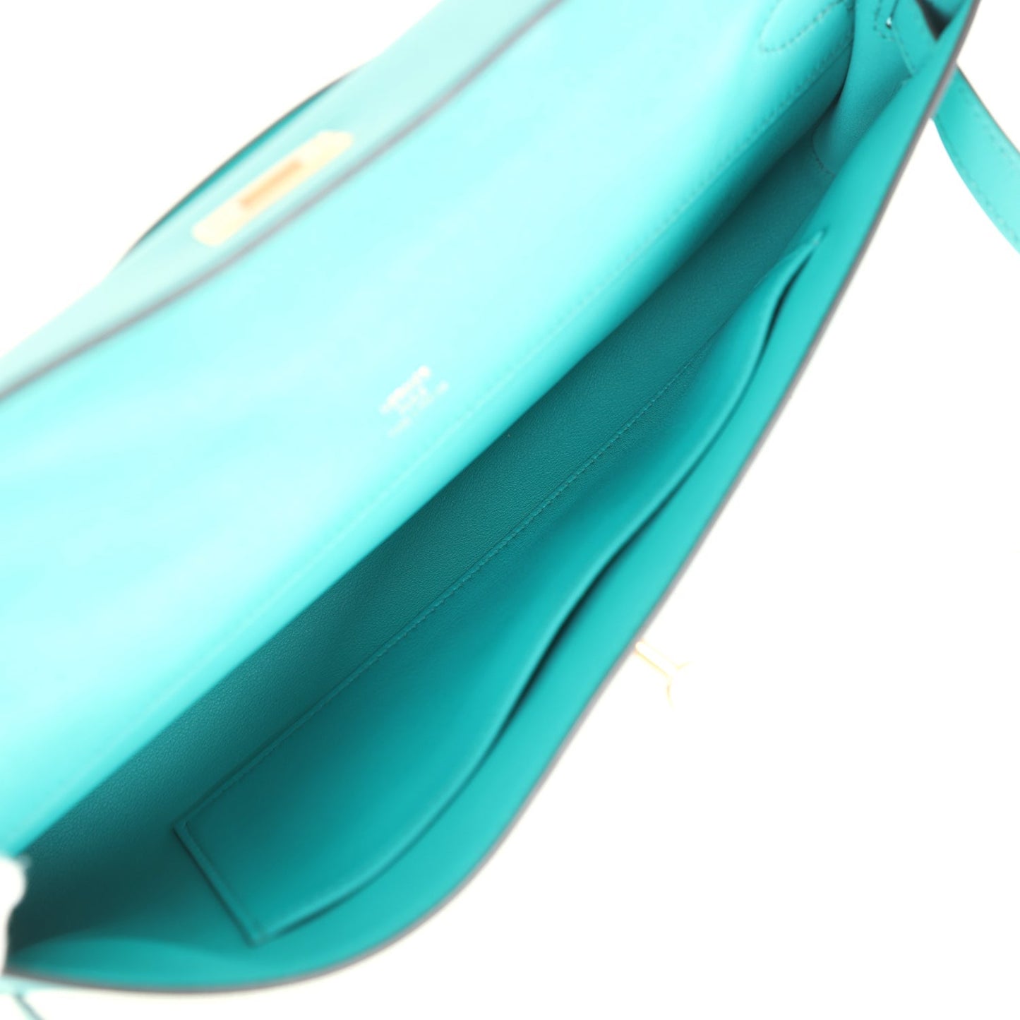 Kelly Cut Vert Verone Swift Gold Hardware