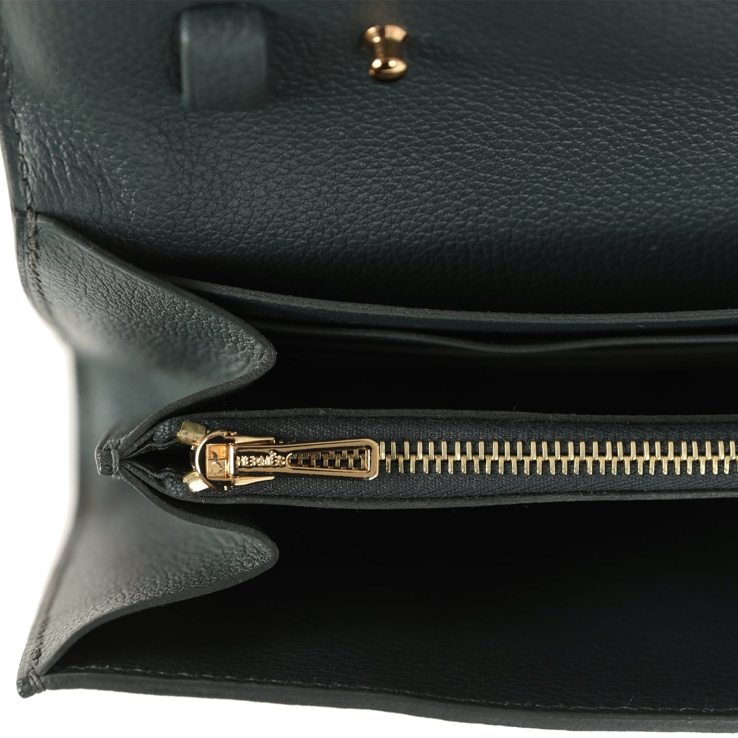 Constance Wallet To Go Vert Mangrove Evercolor Gold Hardware