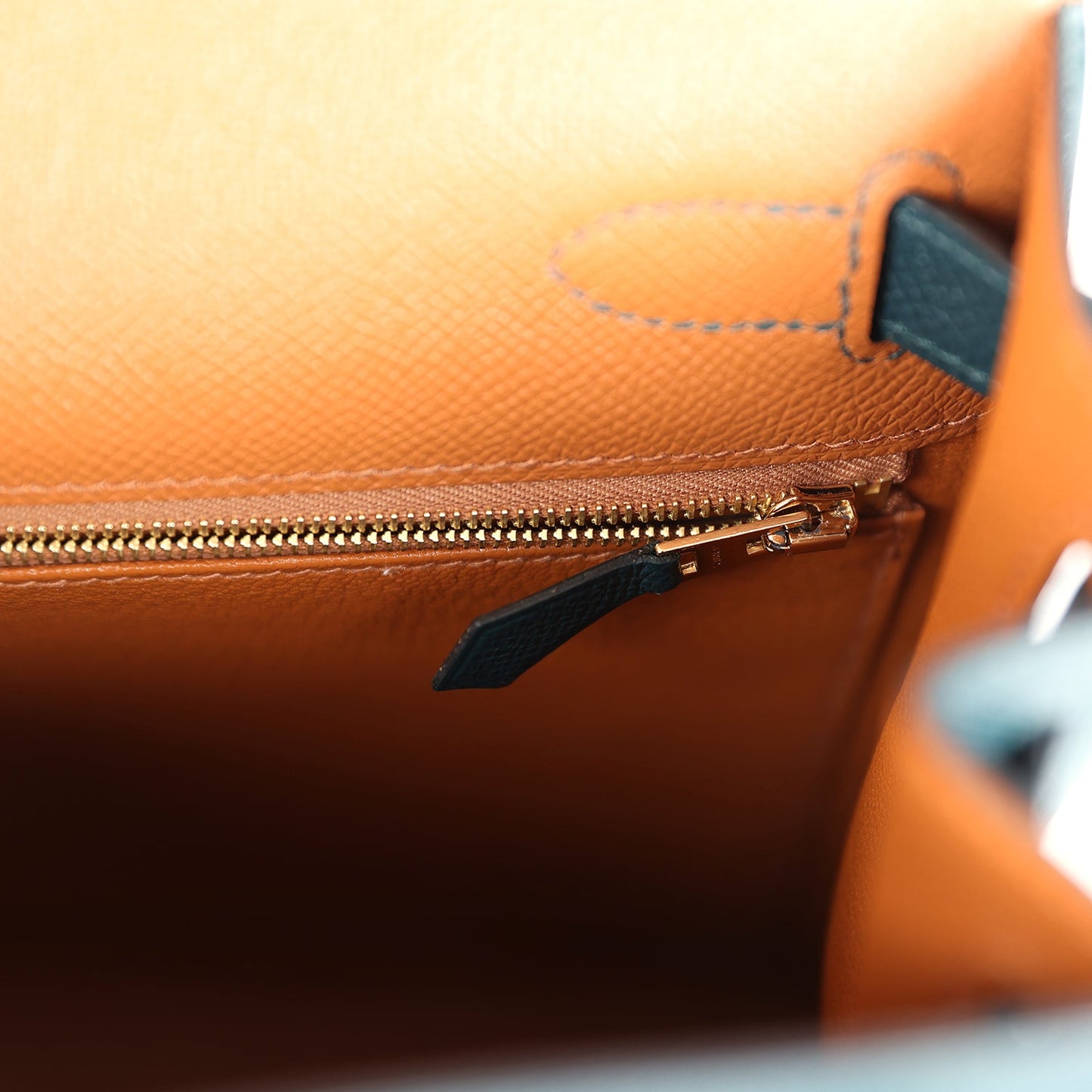 Kelly Sellier 28 Casaque Vert Cypres and Vert Bosphore Epsom Gold Hardware