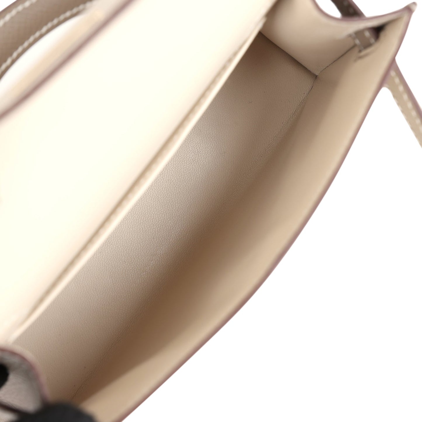 Special Order (HSS) Kelly Sellier 20 Craie and Gris Asphalte Epsom Permabrass Hardware