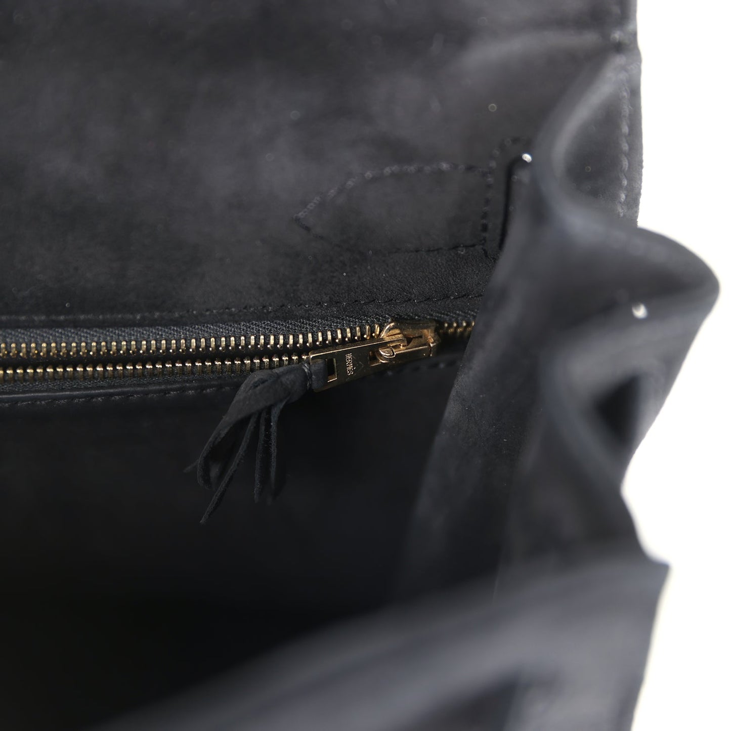 Vintage Kelly Sellier 28 Black Doblis Gold Hardware