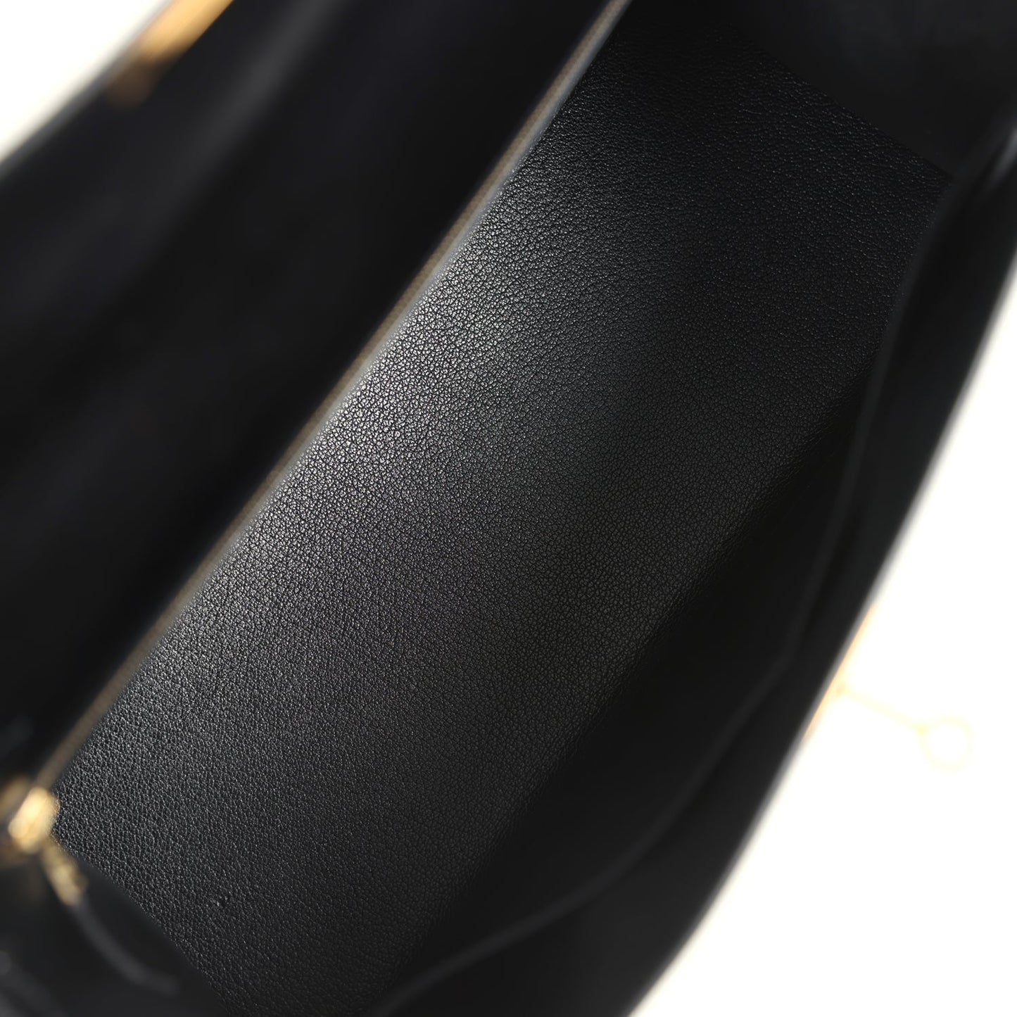 Vintage Kelly Sellier 35 Black Box Gold Hardware