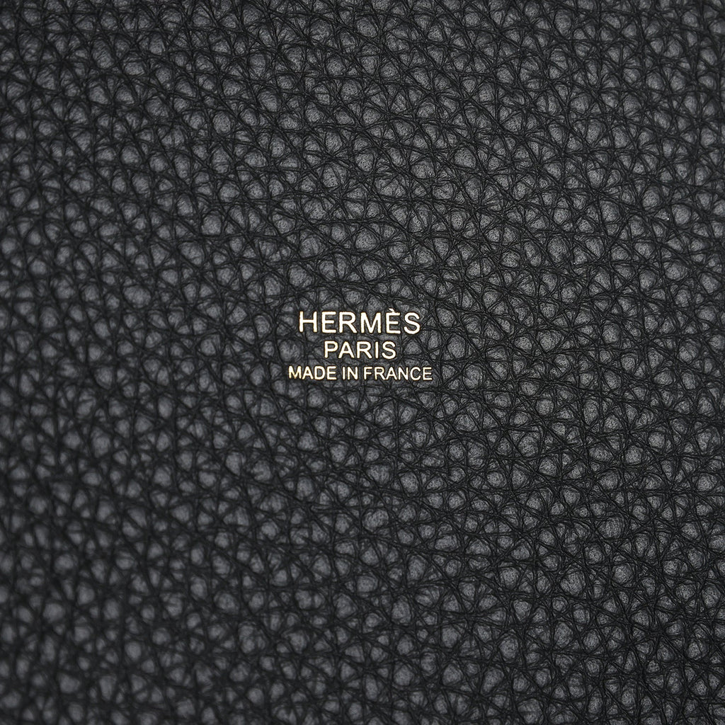 Picotin Lock 18 Dark Bronze Clemence Gold Hardware