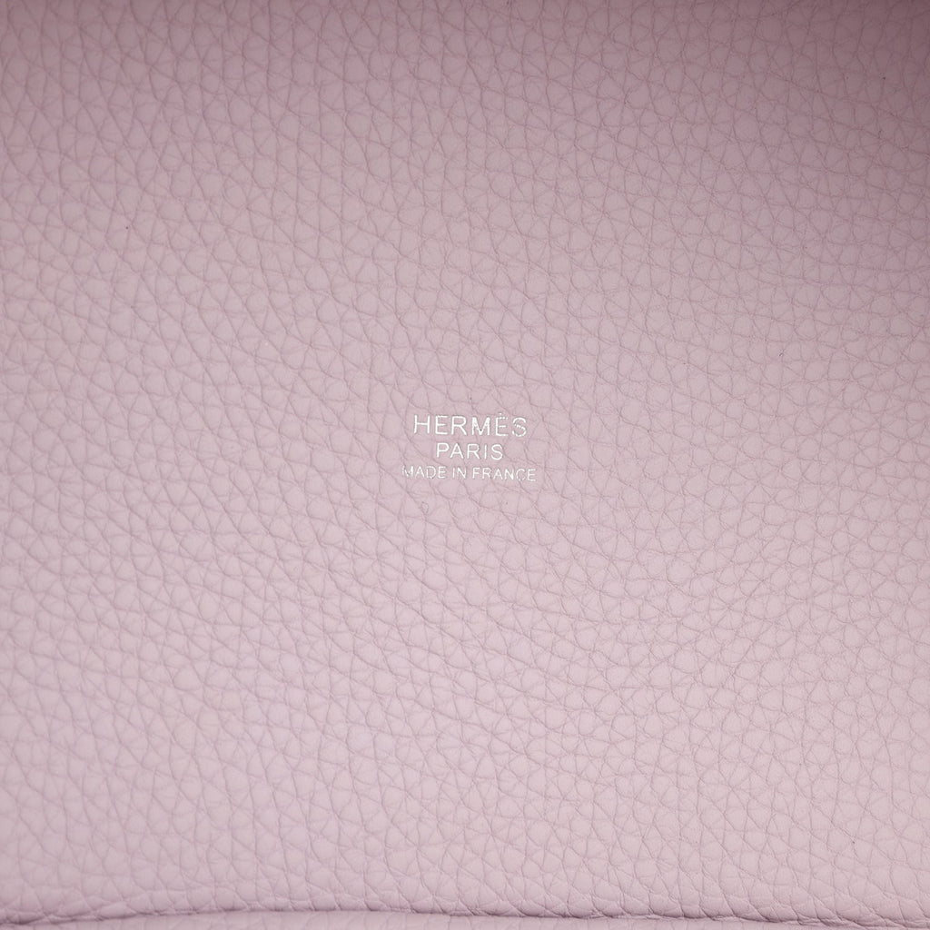 Picotin Lock 18 Mauve Pale Clemence Palladium Hardware