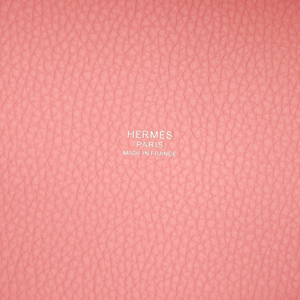 Picotin Lock 18 Rose Sakura Clemence Palladium Hardware