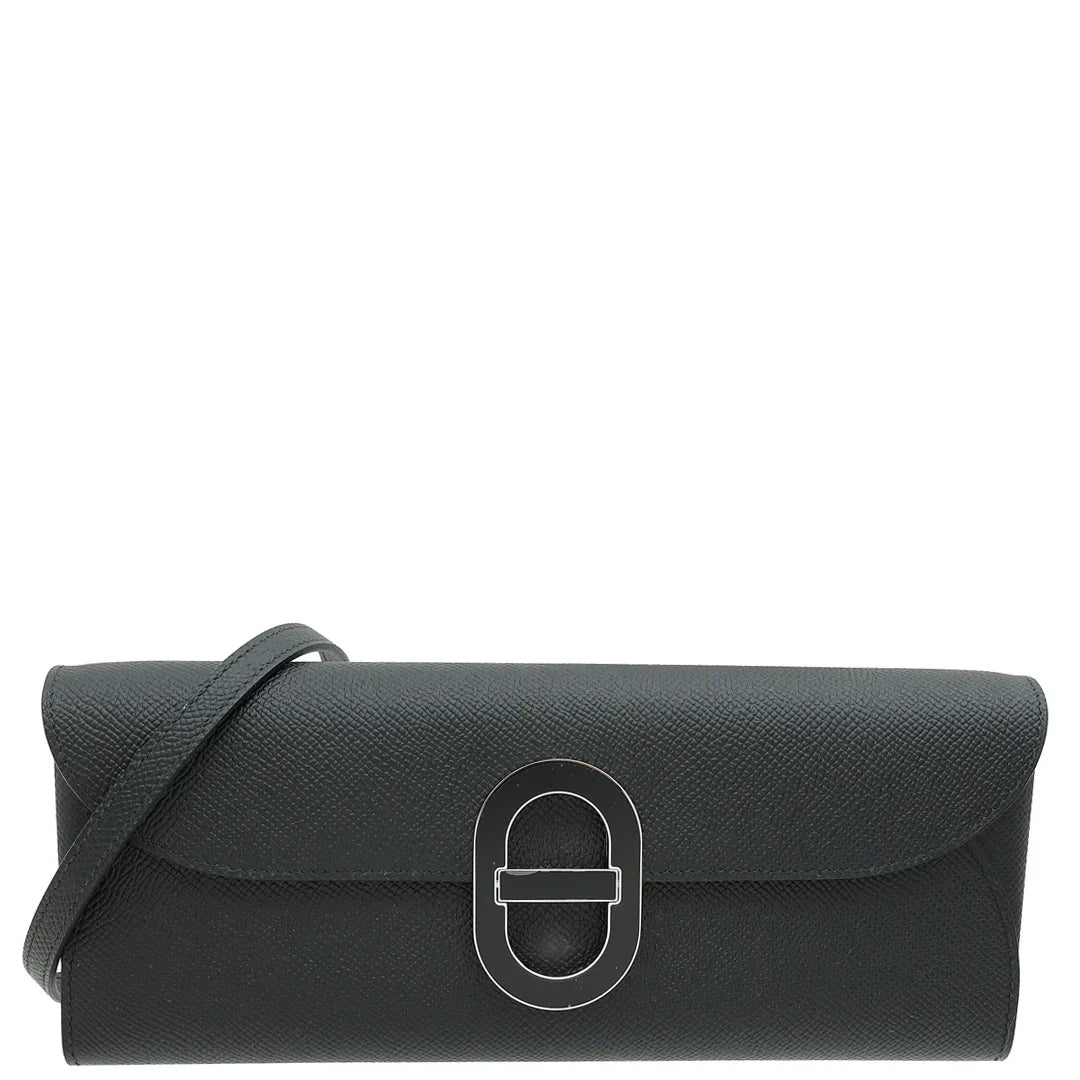 Hermes Etoupe Glacier Maillon To Go Wallet