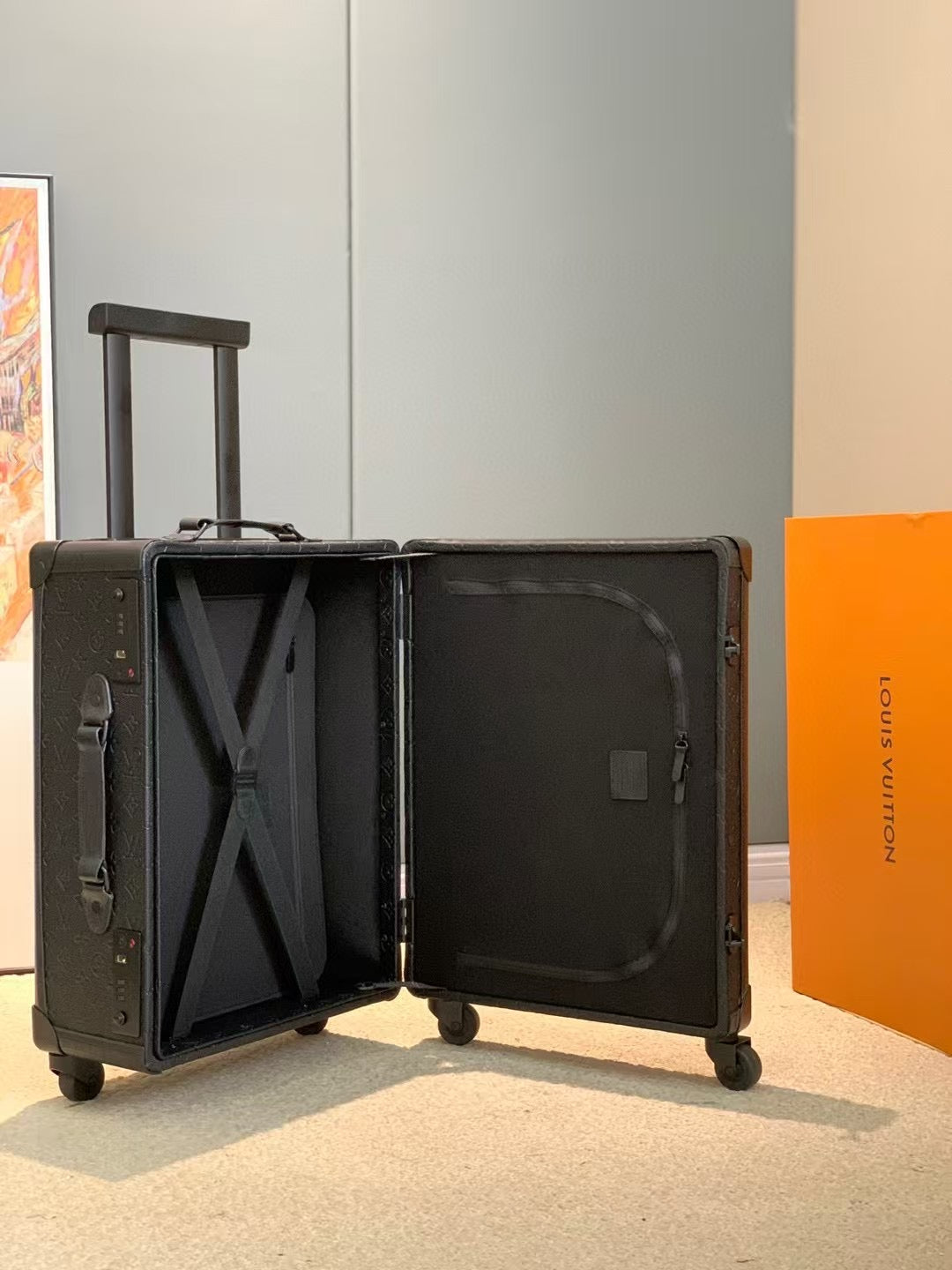 Luxury Hard-Shell Rolling Suitcase