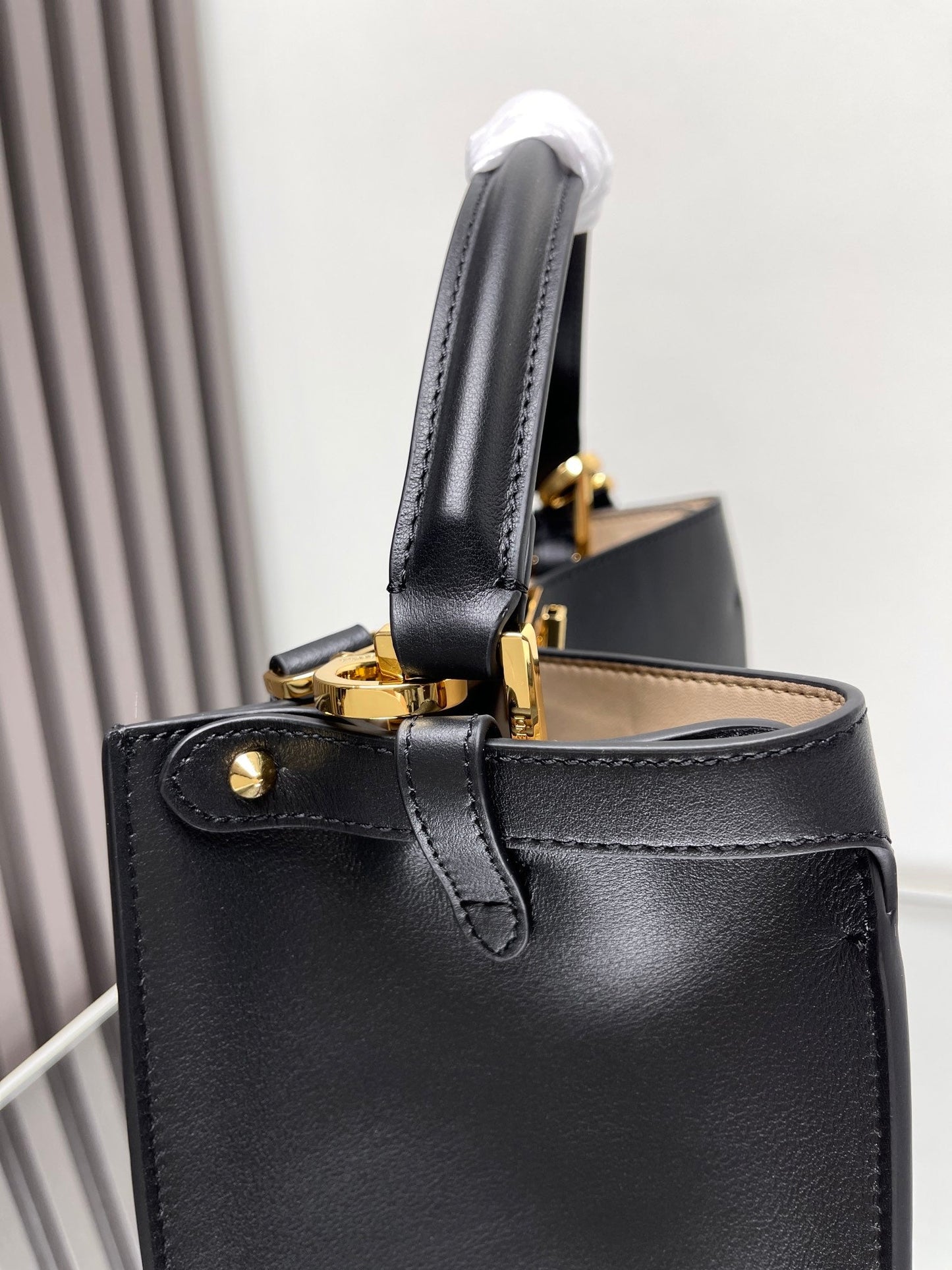 Black Dual-Strap Bag
