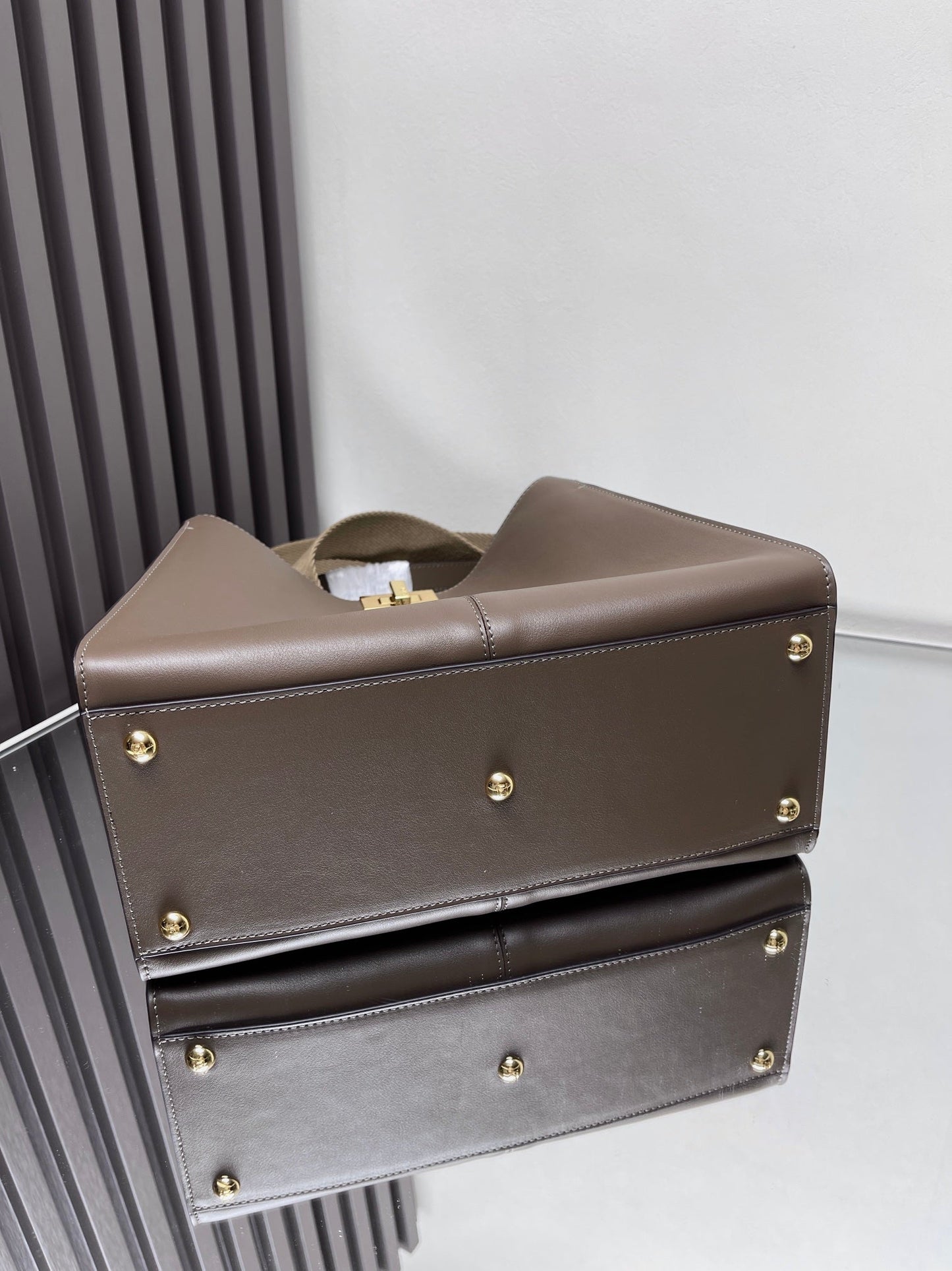 Taupe Dual-Strap Bag