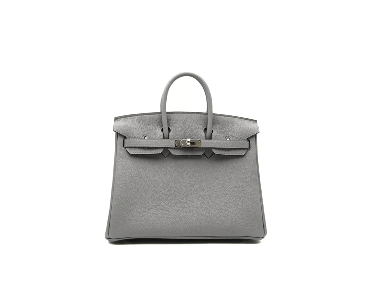 Hermes Birkin 25 Togo 4Z Gris Mouette 01
