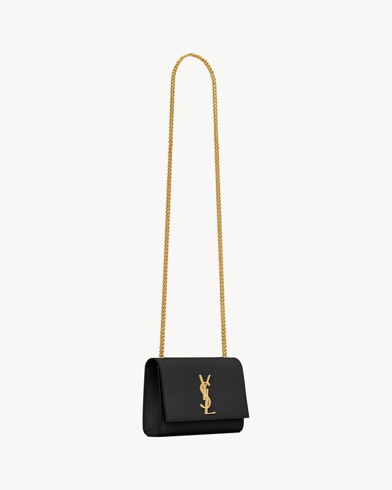 Saint Laurent Kate Small In Grain De Poudre Embossed Leather