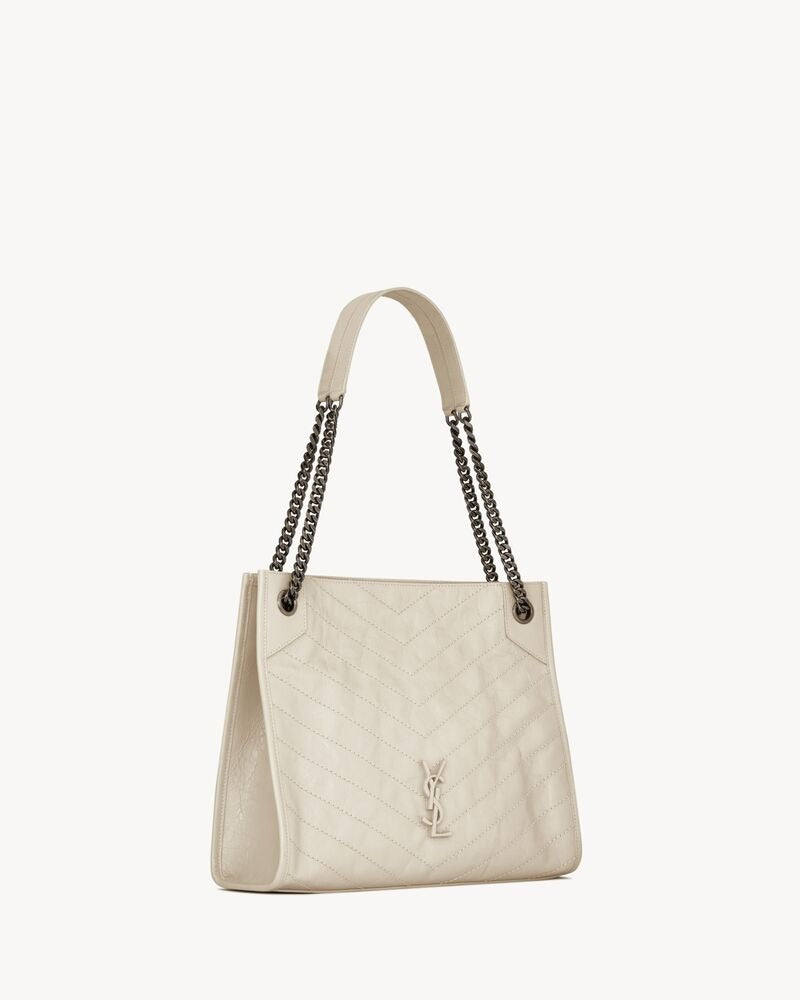 Saint Laurent Niki Shopping In Vintage Leather