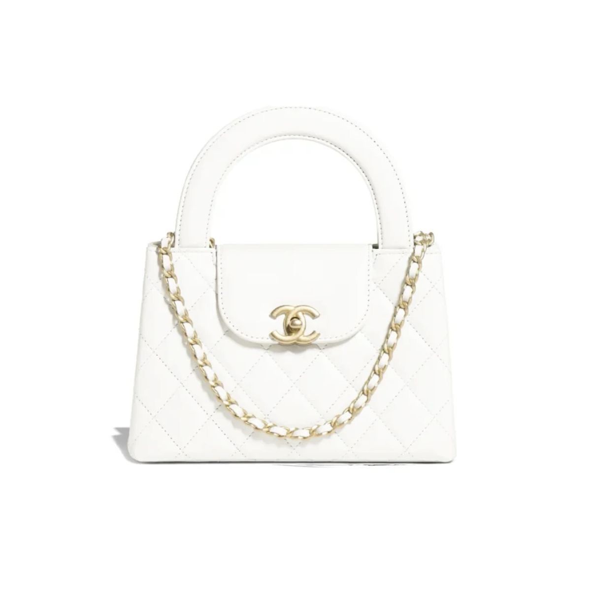 Small Kelly Bag Chanel White Color
