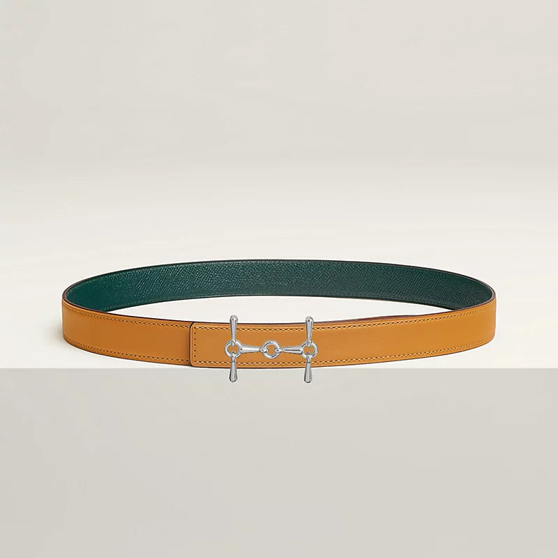 H Equestre Belt Buckle & Hermès Sur Mer Reversible Leather Strap 24 MM