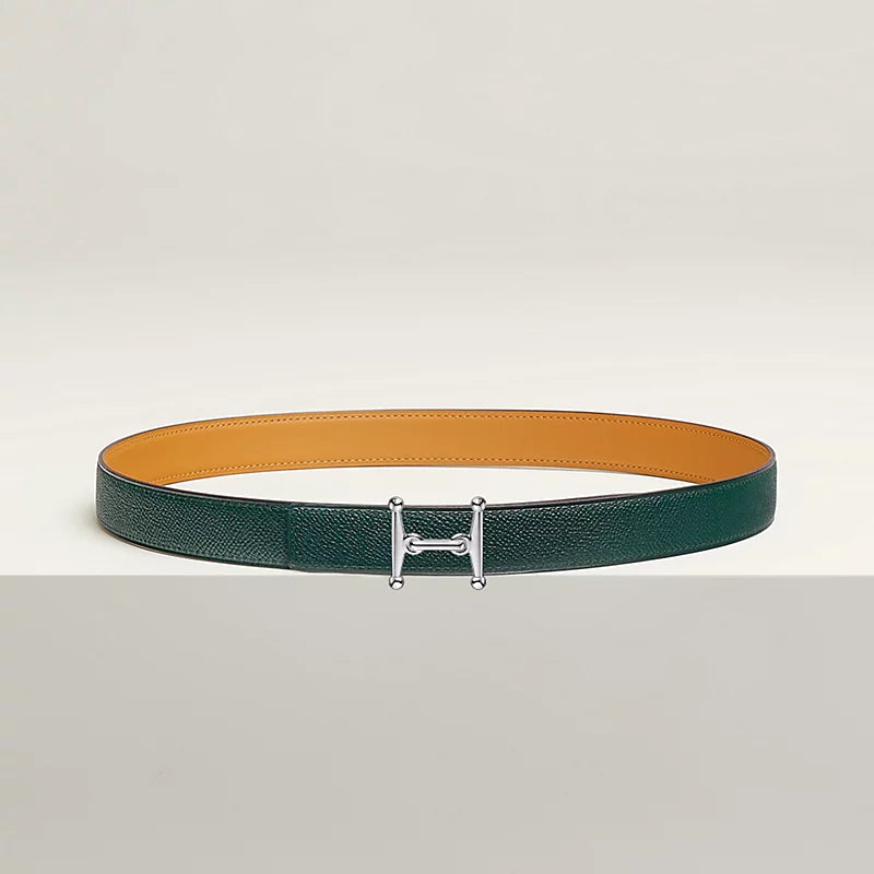 Mors H Belt Buckle & Reversible Leather Strap 24 MM