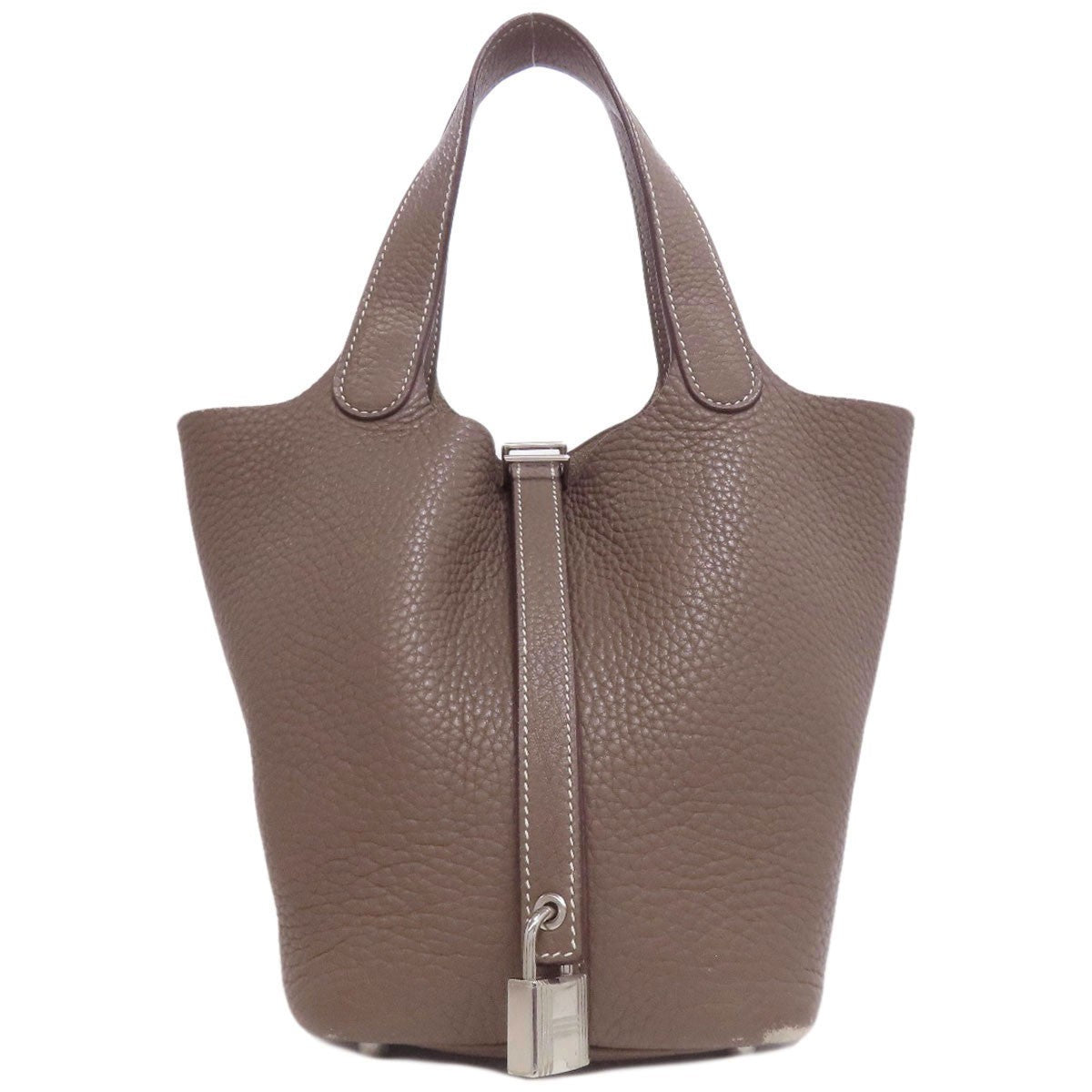 Hermès Picotin 18 Etoupe color Togo / Silver Hardware 01