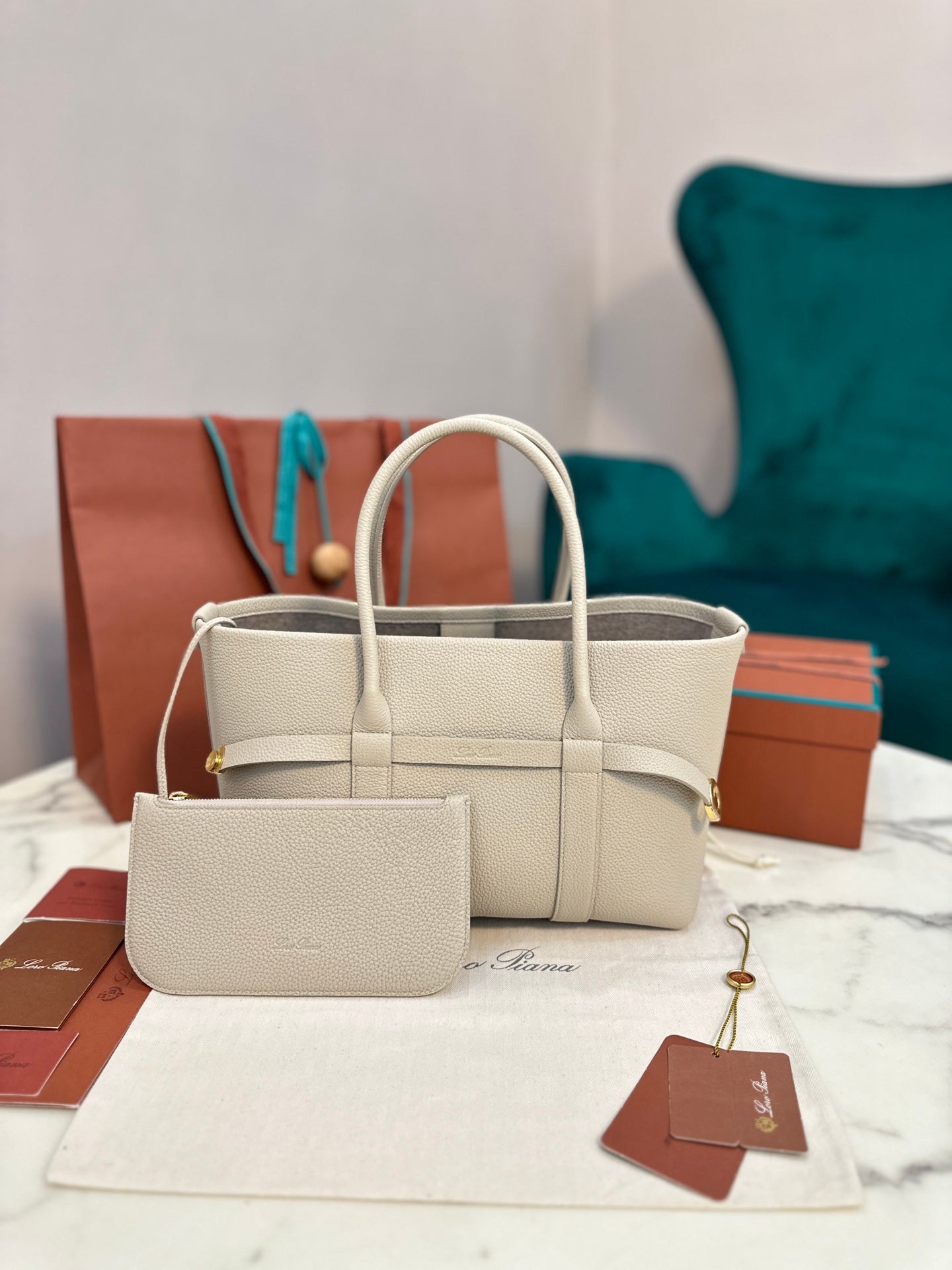 Structured Leather Bag