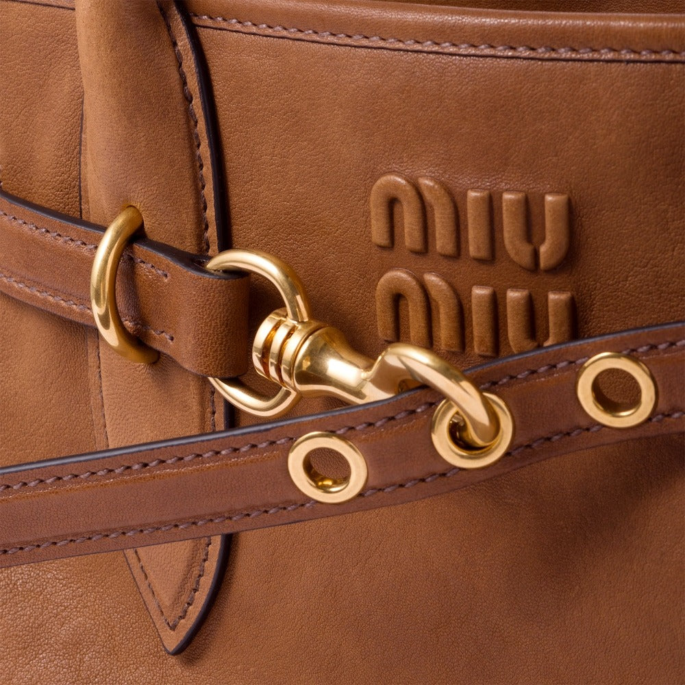 Miu Miu Aventure Nappa Leather Bag