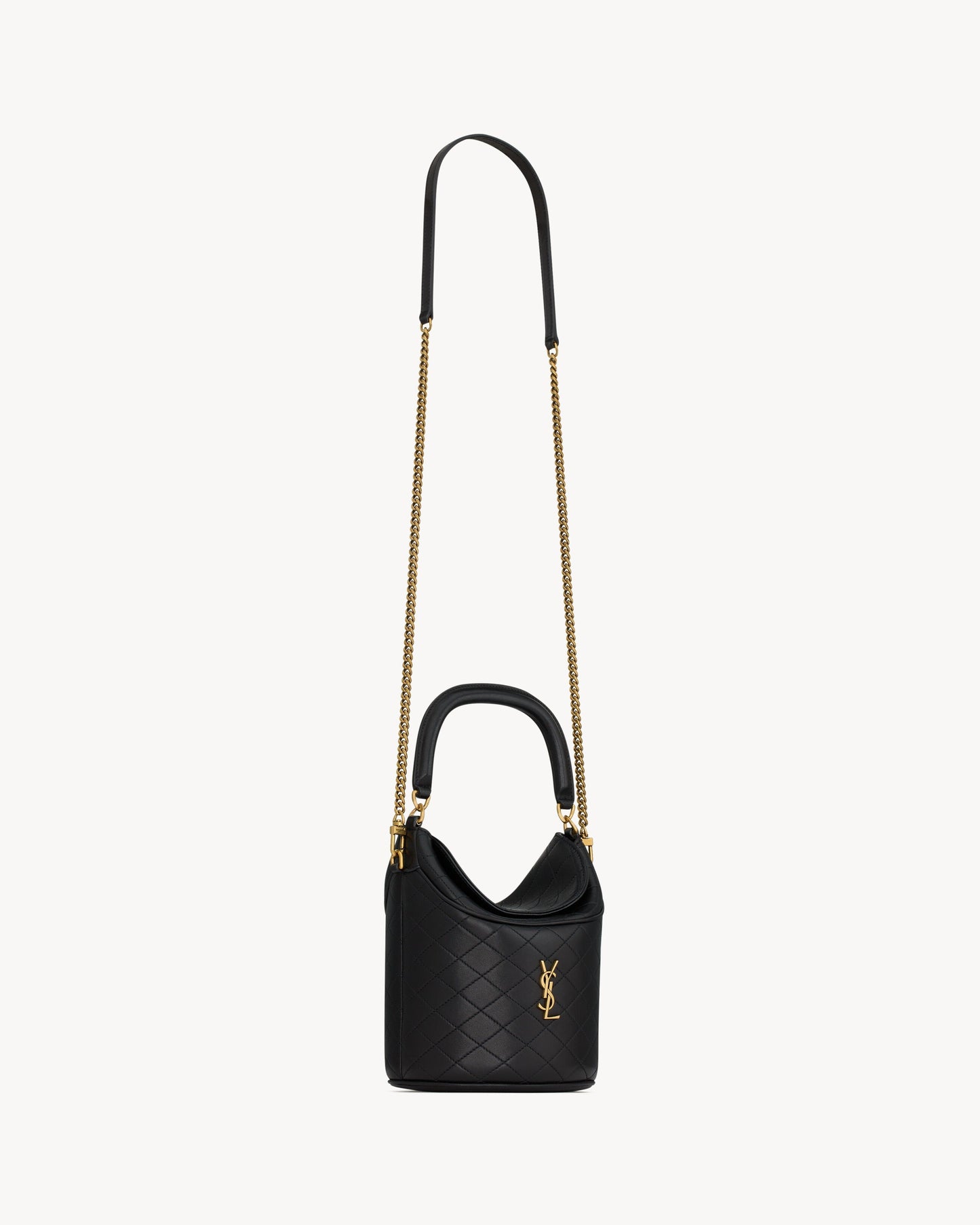 Saint Laurent GABY bucket bag in lambskin