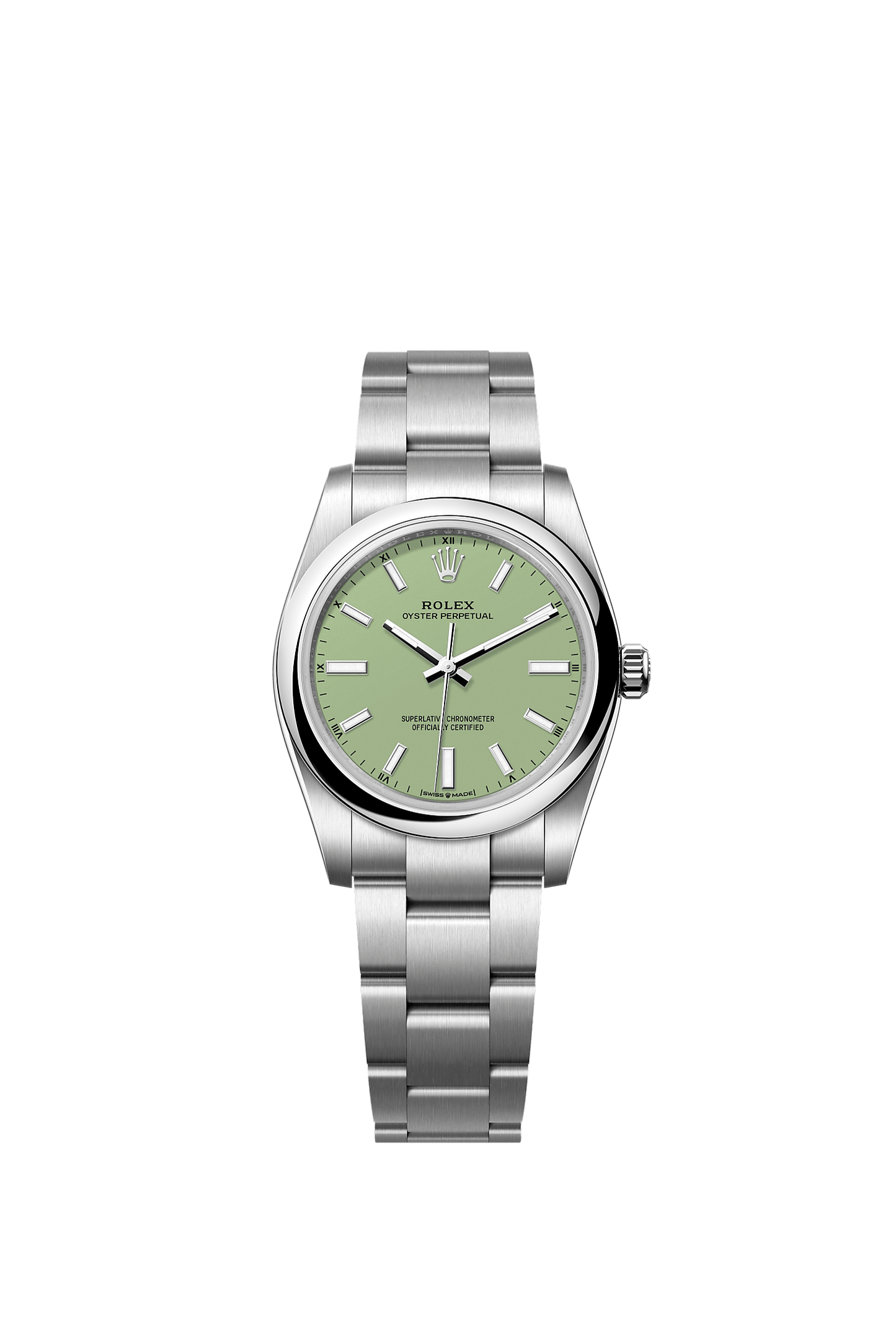 Oyster Perpetual 34 Oystersteel Pistachio Dial Oyster Bracelet 34mm Self-Winding Watch