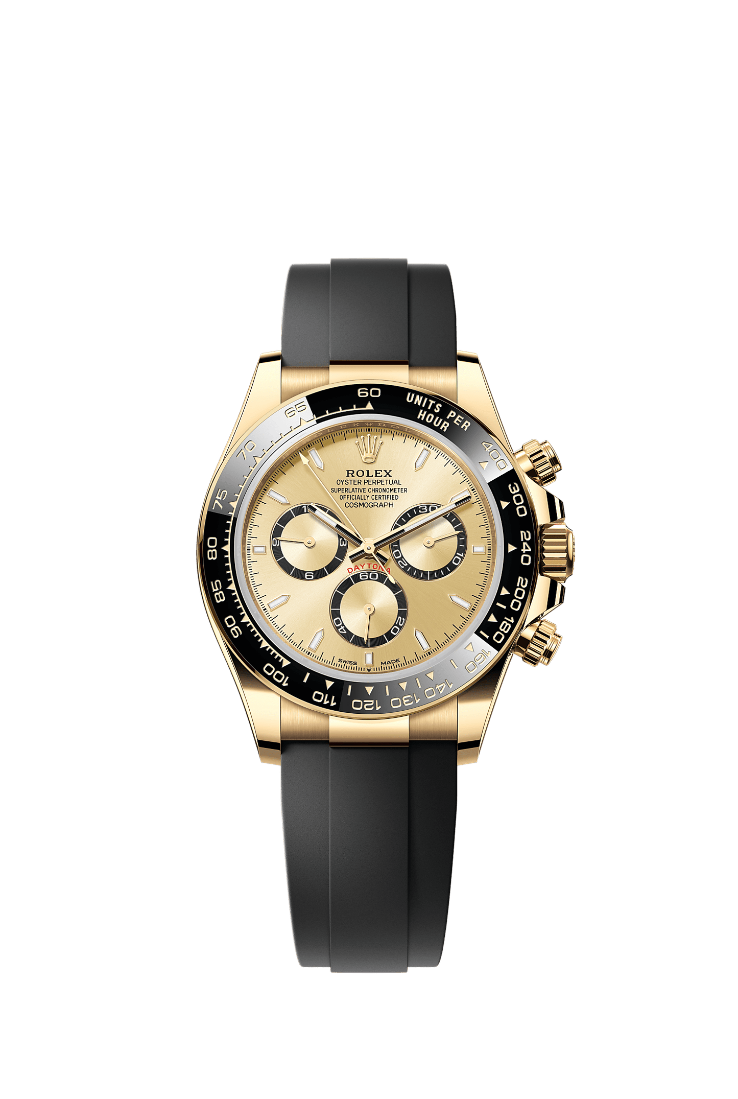 Cosmograph Daytona Oyster Chronograph Watch 40mm 18ct Yellow Gold Golden Dial