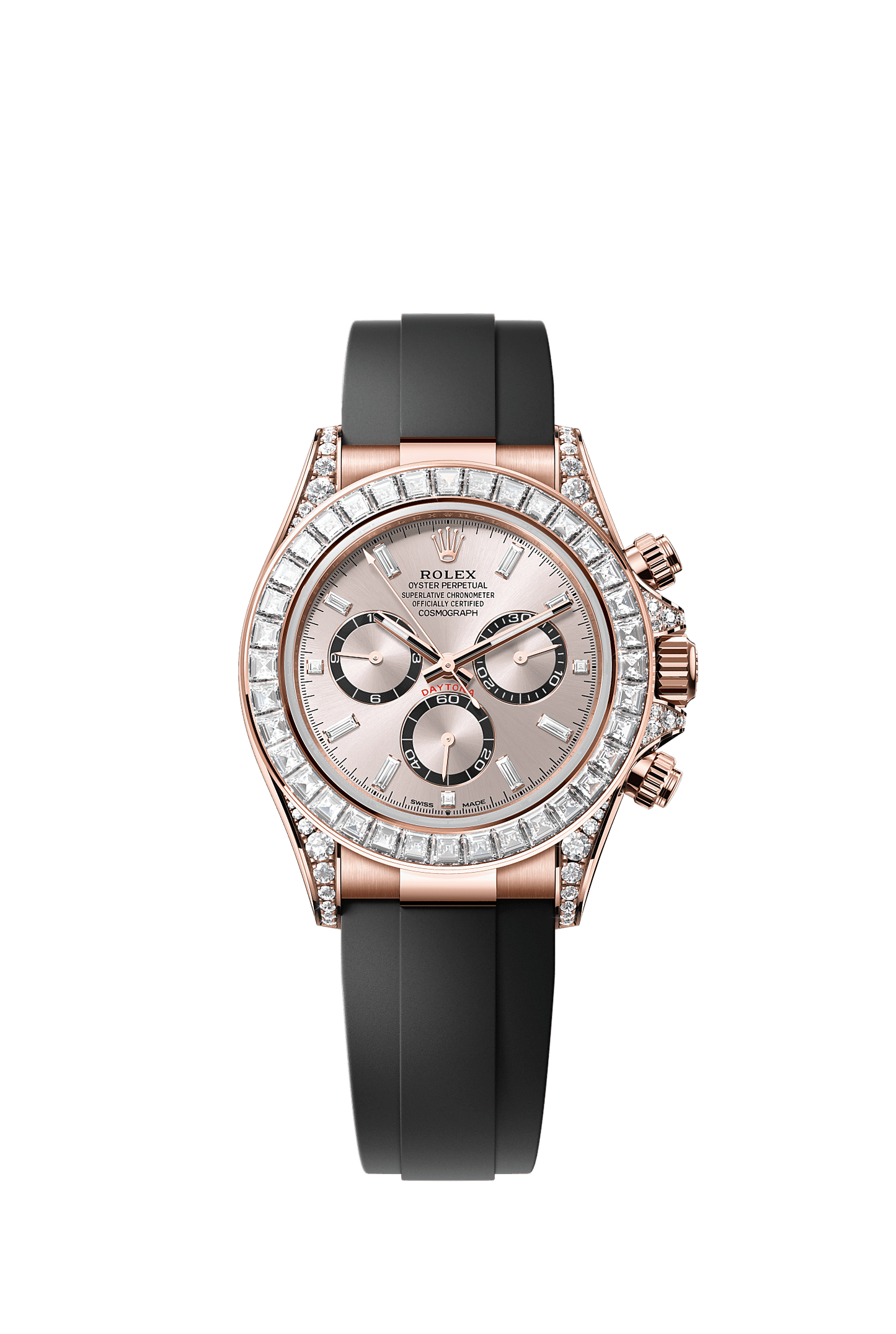 Cosmograph Daytona Oyster Chronograph Watch 40mm 18ct Everose Gold Sundust Dial
